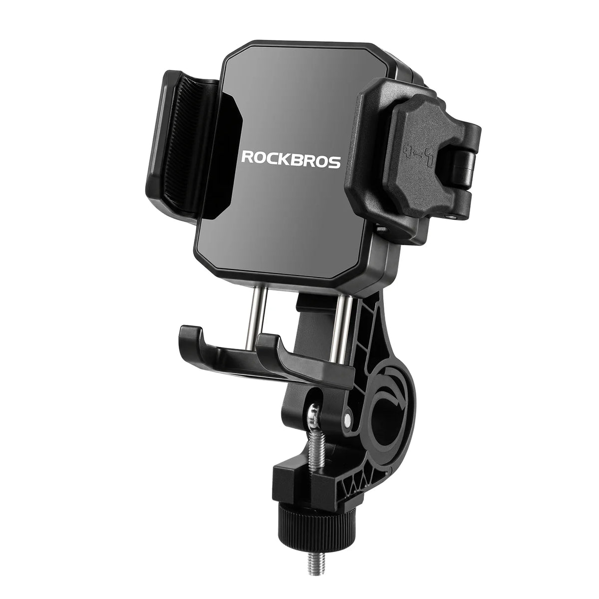 ROCKBROS HW-206 bike handlebar phone mount with mechanical lock and vibration damping