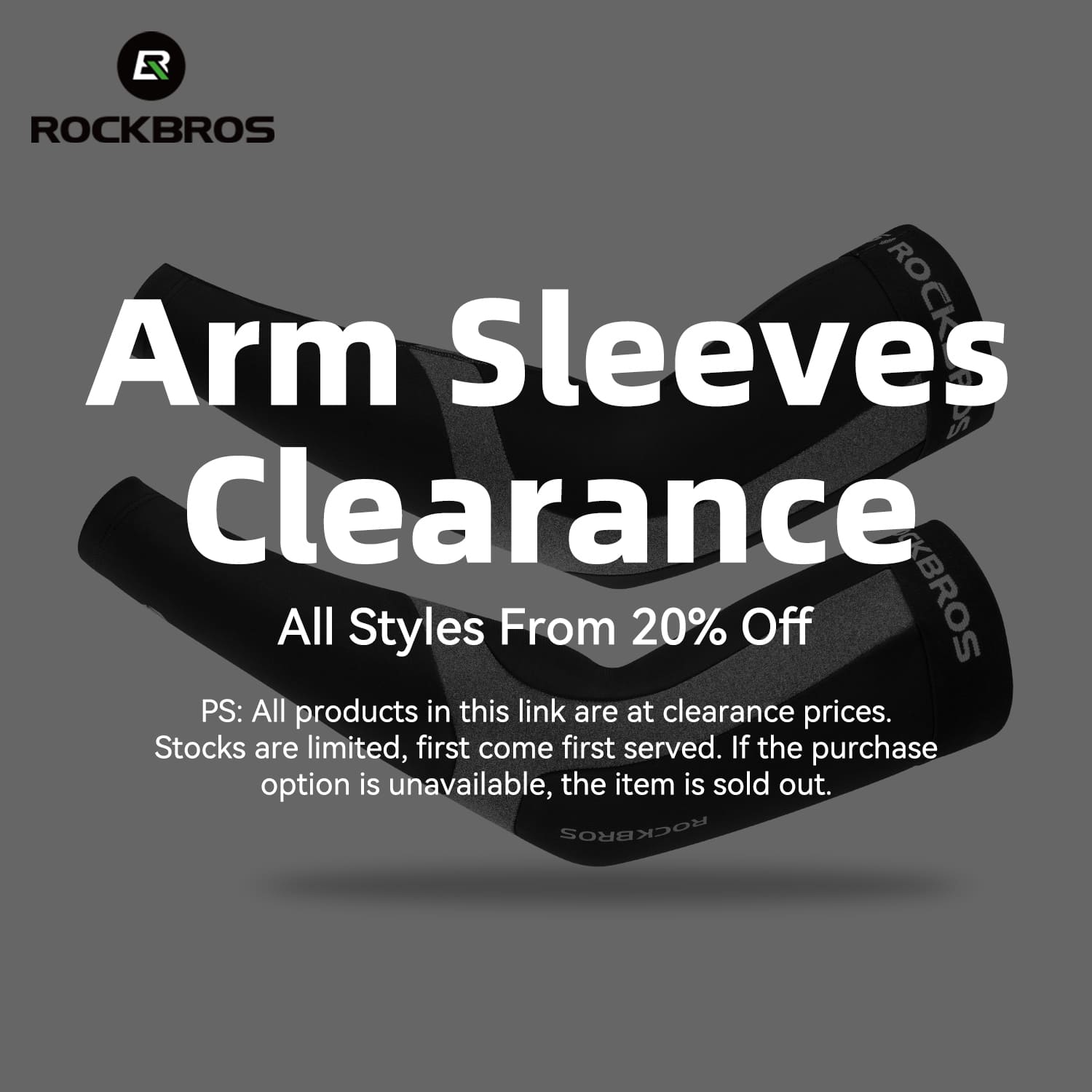 ROCKBROS Ice Silk Sun Protection Cycling Arm Sleeves for Summer Cycling and Outdoor Sports