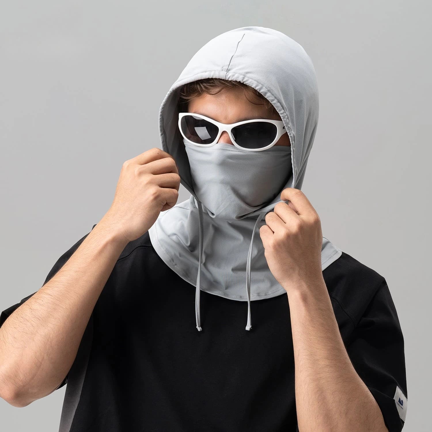 ice silk balaclava with uv sun protection breathable cooling face cover for cycling and outdoor use