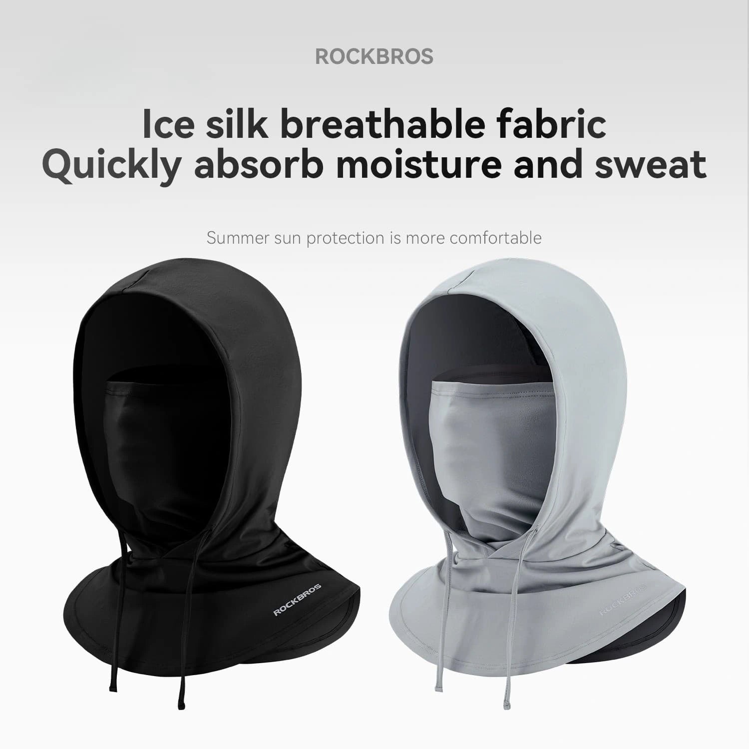 ice silk balaclava with uv sun protection breathable cooling face cover for cycling and outdoor use