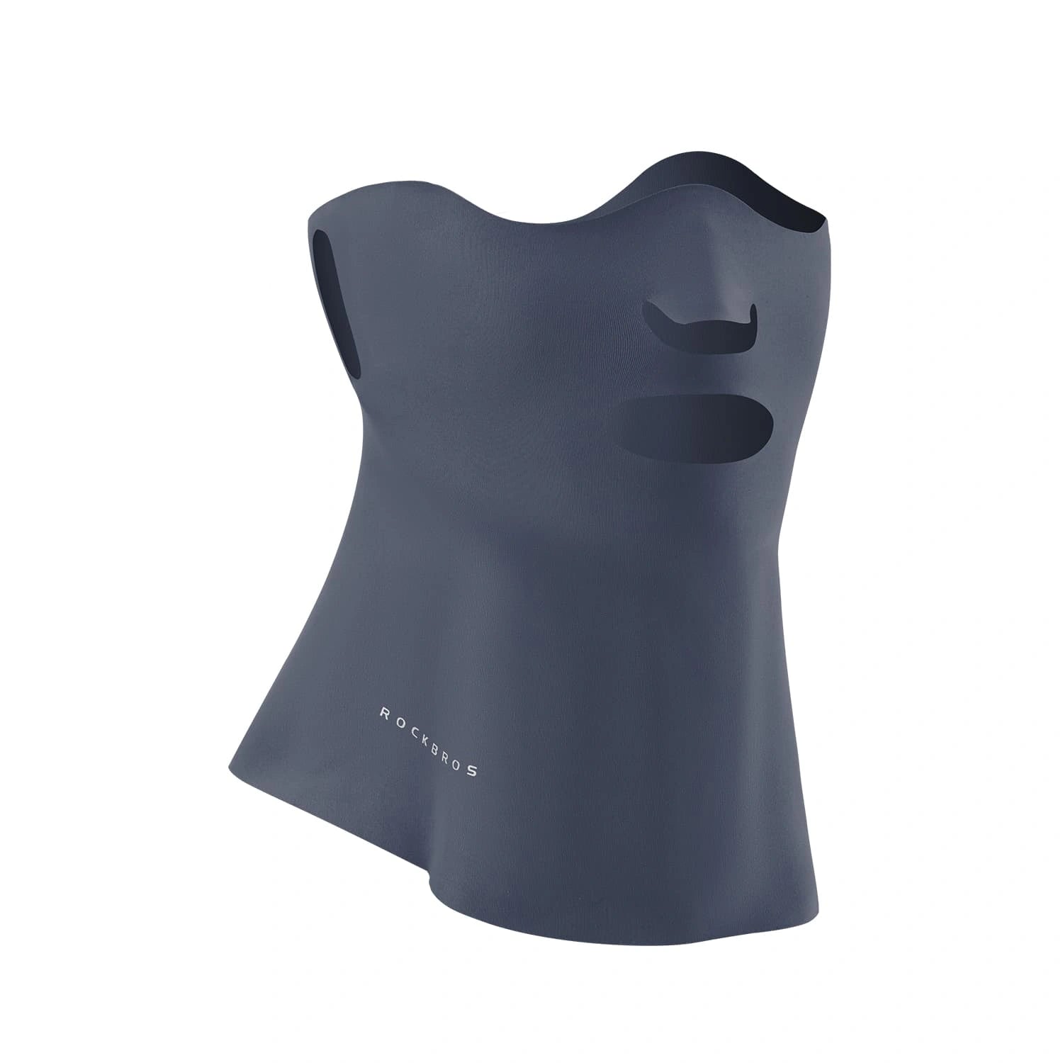 ice silk face mask with vent uv sun protection breathable cooling full coverage balaclava for outdoor cycling
#Color_Dark Gray