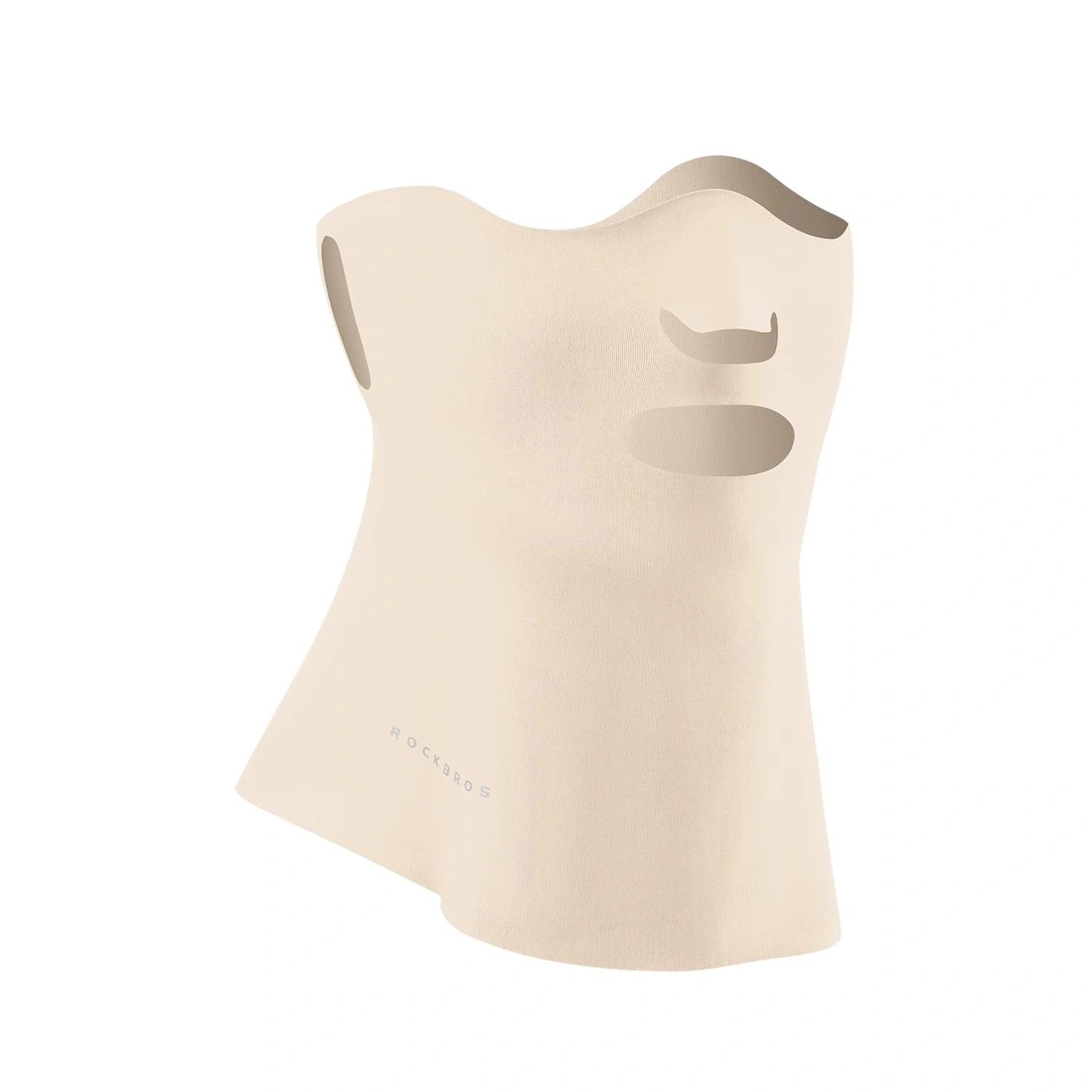 ice silk face mask with vent uv sun protection breathable cooling full coverage balaclava for outdoor cycling
#Color_Beige