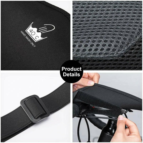 ROCKBROS Indoor Cycling Sweat Net and Bike Sweat Guard for protecting exercise bikes from sweat