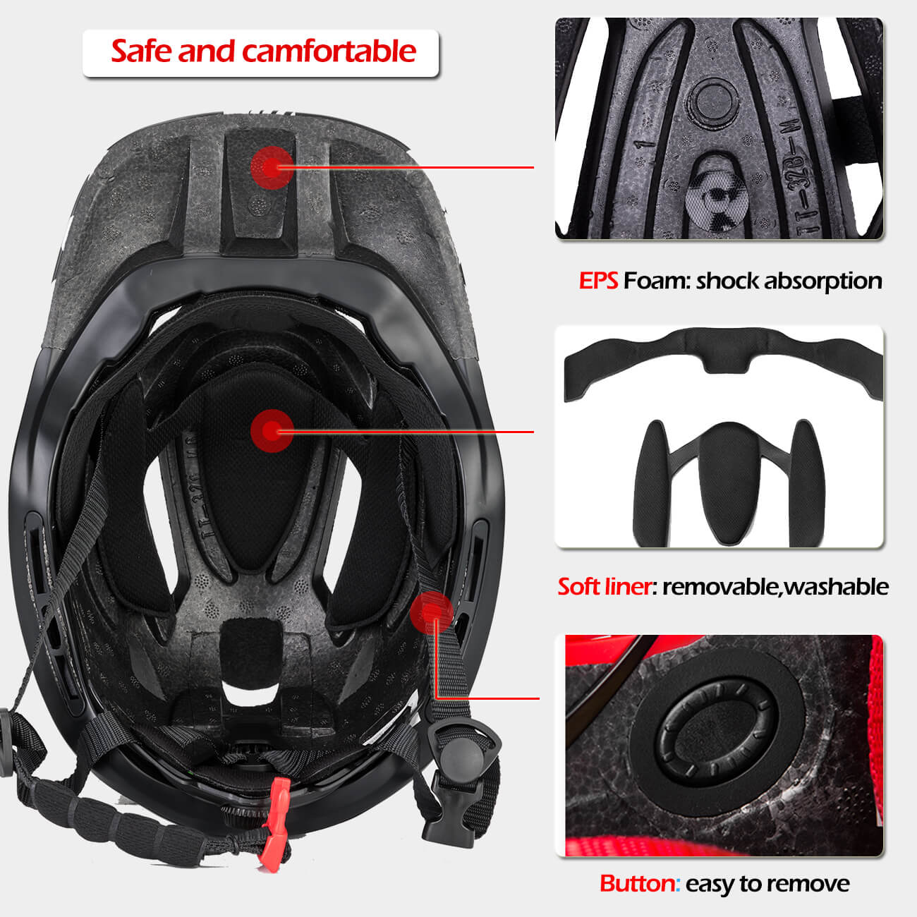 ROCKBROS Kids Bike Helmet – Full Face Safety Protection for Toddlers, Perfect for Cycling Gear