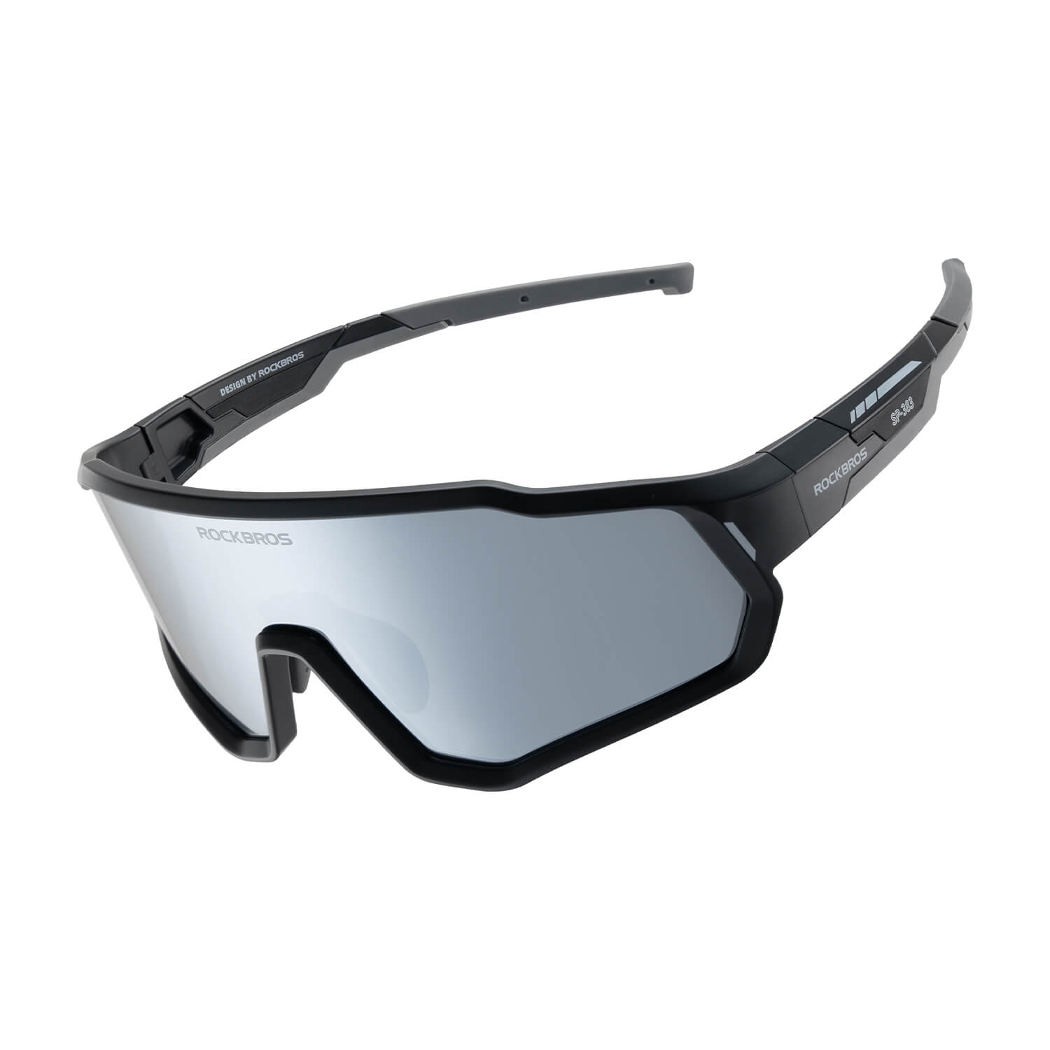ROCKBROS kids cycling sunglasses with UV400 protection lightweight for outdoor riding
#Color_Black