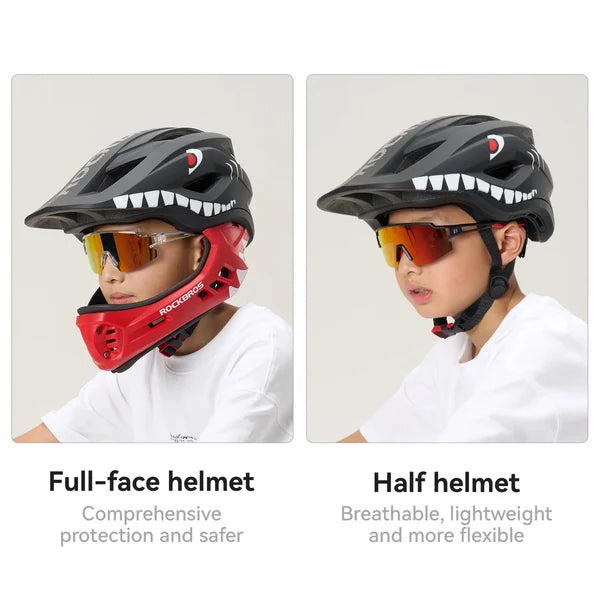 Kids Helmet & Cycling Glasses Kit