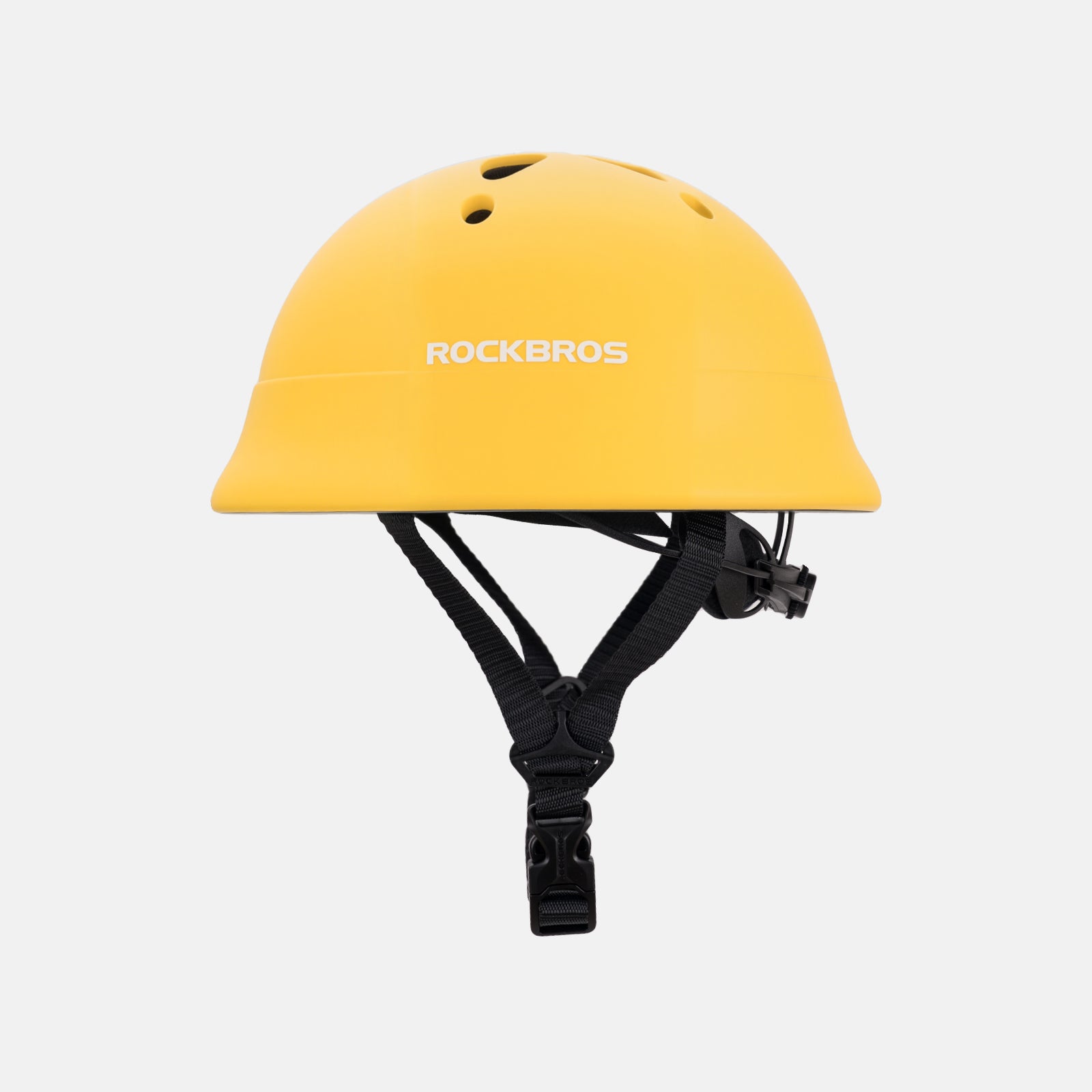 ROCKBROS kids lightweight bike helmet for ages 2-5 with adjustable fit, breathable ventilation
#Color_Yellow