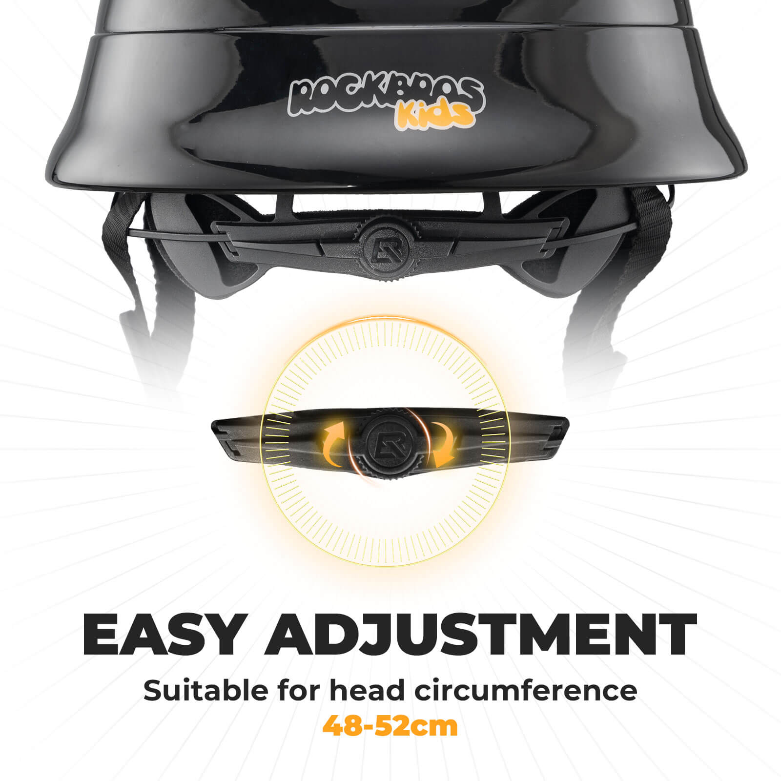 ROCKBROS kids lightweight bike helmet for ages 2-5 with adjustable fit, breathable ventilation