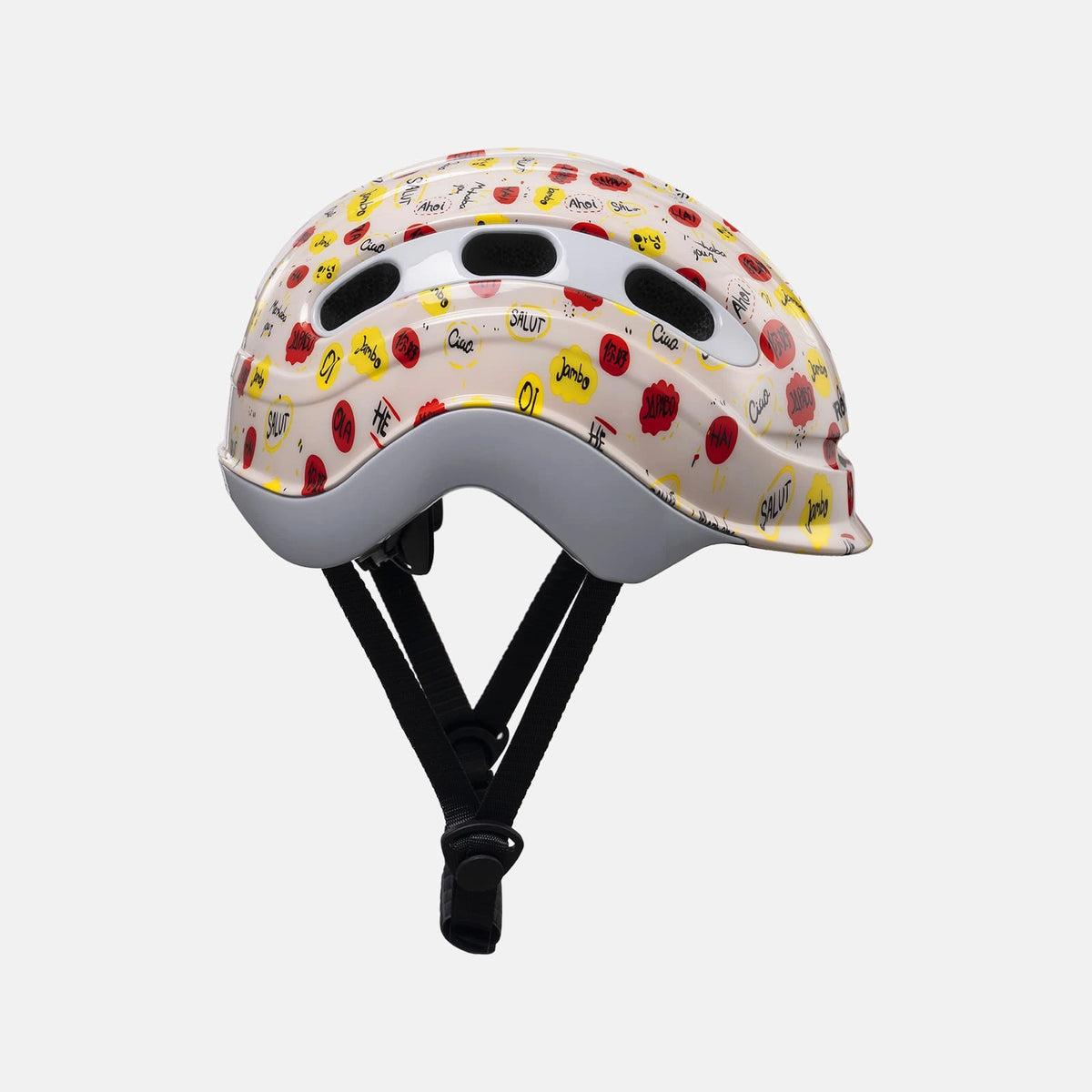 ROCKBROS kids and youth bike helmet with antibacterial liner, lightweight design
#Color_Hello