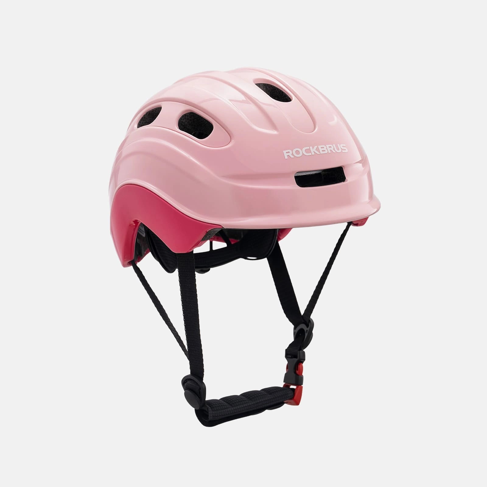 ROCKBROS kids and youth bike helmet with antibacterial liner, lightweight design
#Color_Pink
