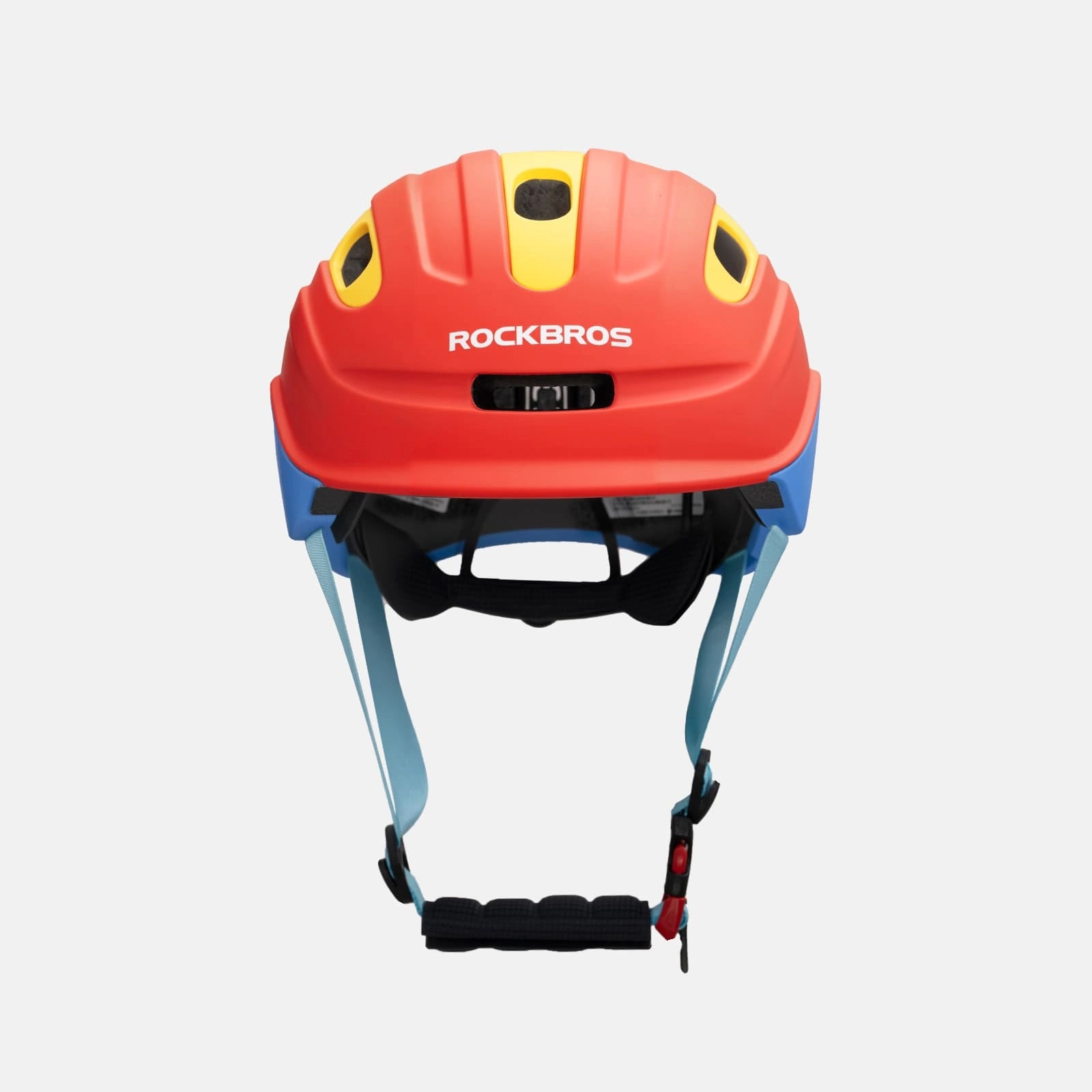 ROCKBROS kids and youth bike helmet with antibacterial liner, lightweight design
#Color_Red