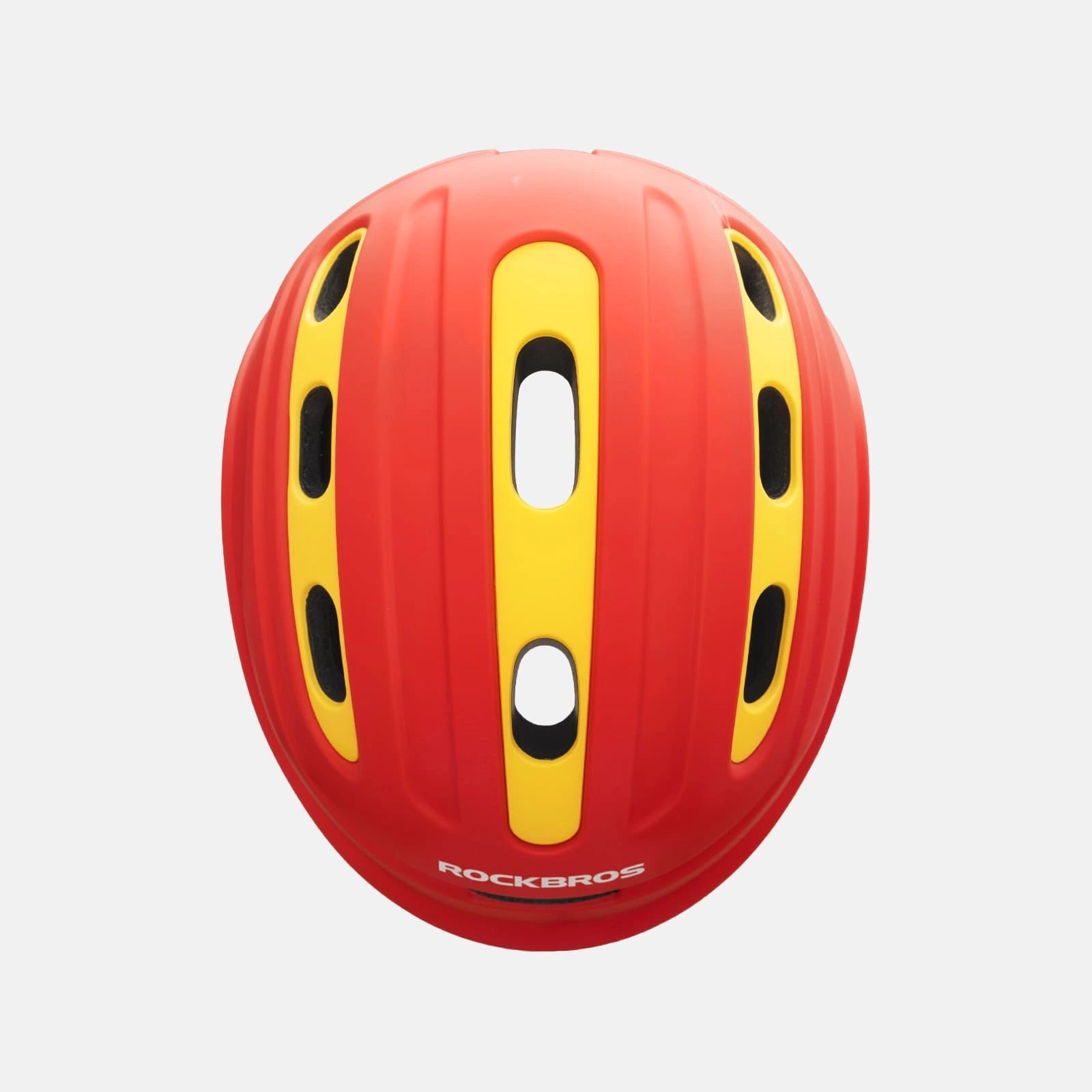 ROCKBROS kids and youth bike helmet with antibacterial liner, lightweight design
#Color_Red