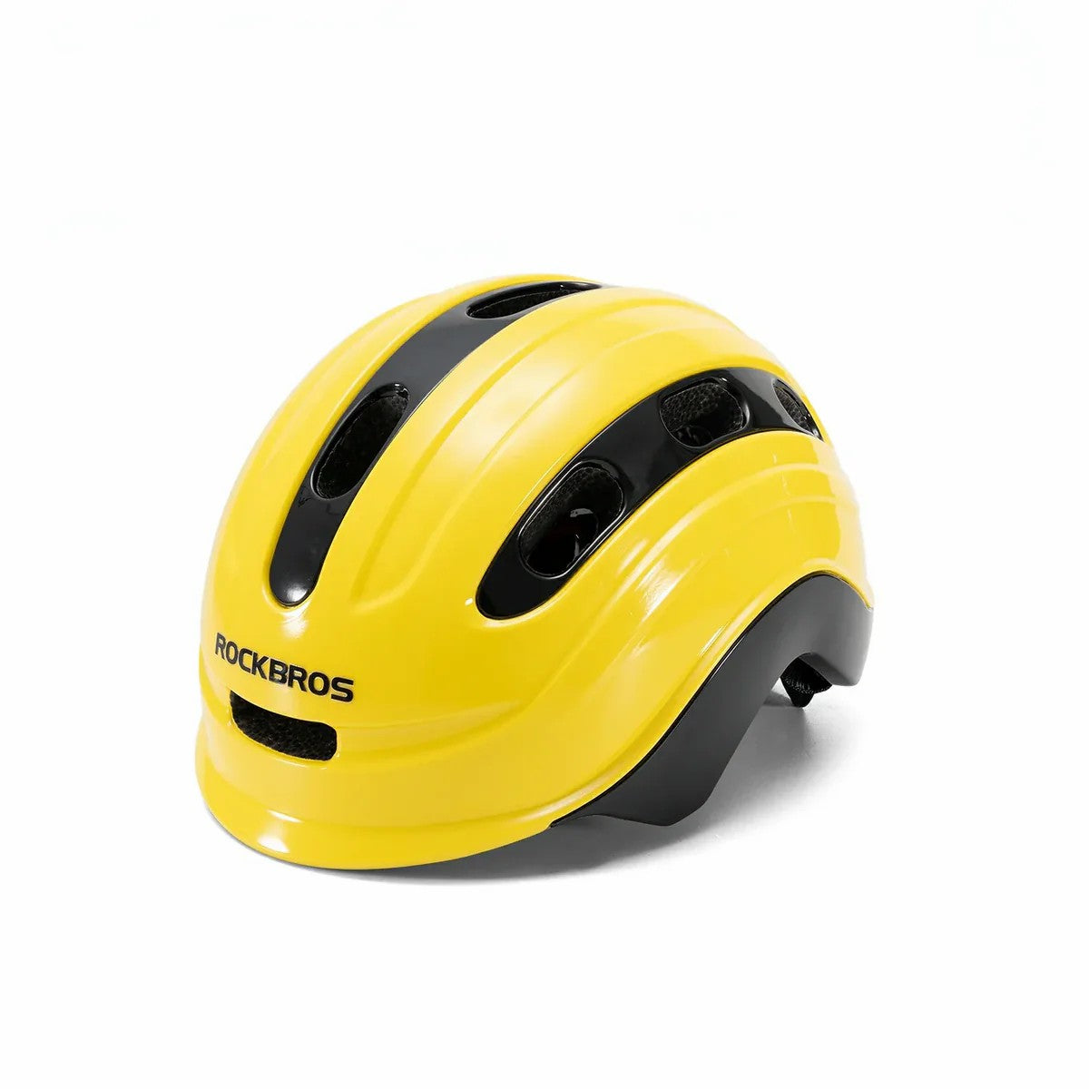 ROCKBROS kids and youth bike helmet with antibacterial liner, lightweight design
#Color_Yellow