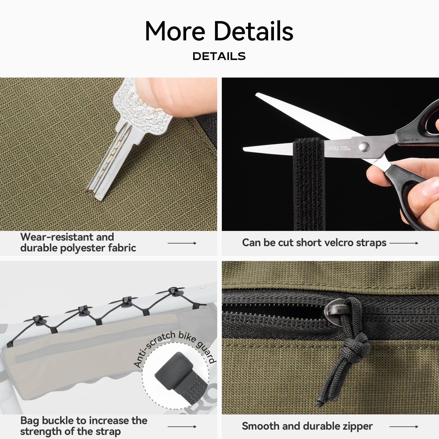ROCKBROS 1.9L Bike Triangle Bag, Low-drag Streamlined Top Tube Bag with Organized Compartments for Long-distance Cycling