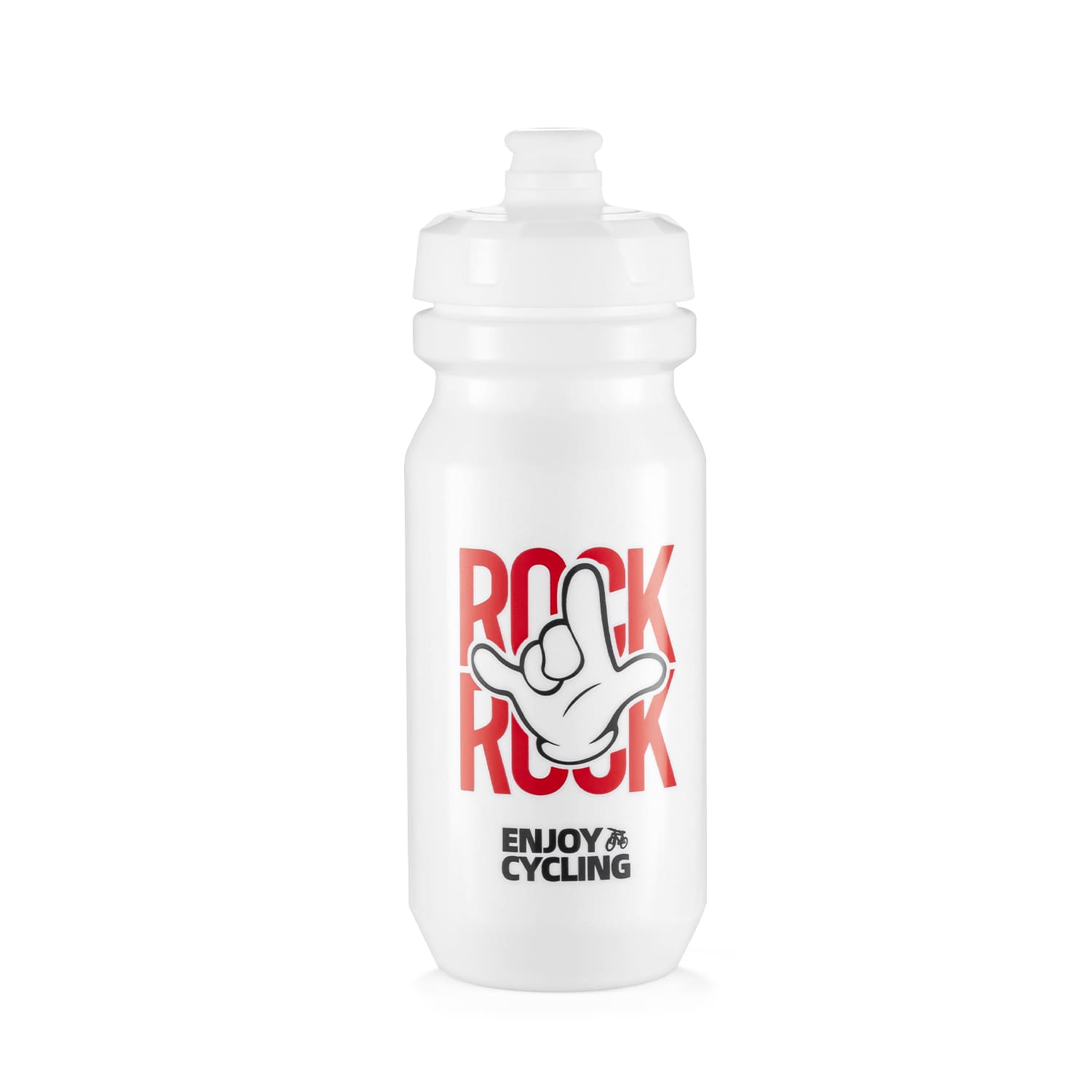 ROCKBROS large capacity squeeze cycling water bottle with leak-proof spout ergonomic grip and universal fit for bike bottle cages
#Color_Passion White - 600ml