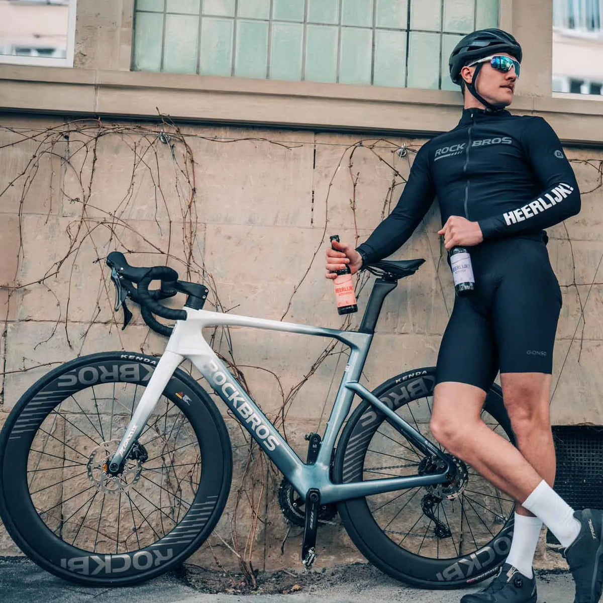 Lightweight carbon road bike upgrades featuring ROCKBROS carbon wheelsets and components