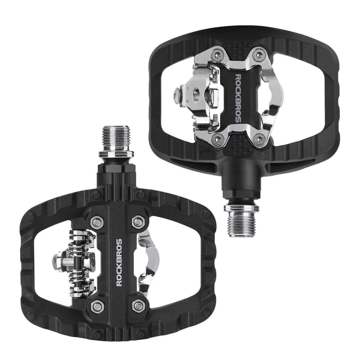 bike pedal half clips ROCKBROS SPD Dual-Purpose Pedals Einweghandschuh * Constructed from durable Größe:31,8 mm Brompton / 600 mm Scott Aspect eRIDE 900