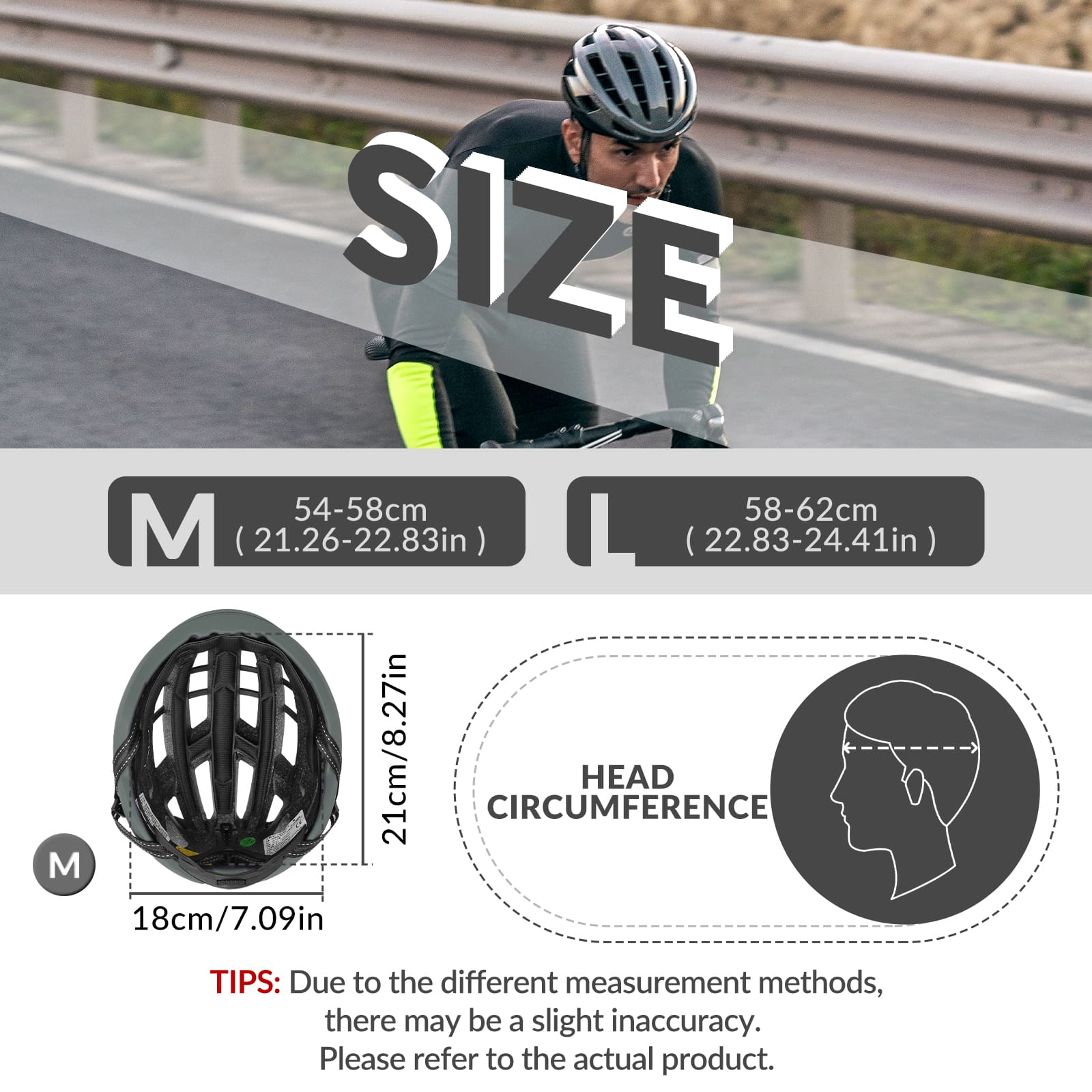ROCKBROS LK-11 Anquetil lightweight road and MTB bike helmet with aerodynamic design and all-in-one molded shell for cycling safety
#Color_Titanium