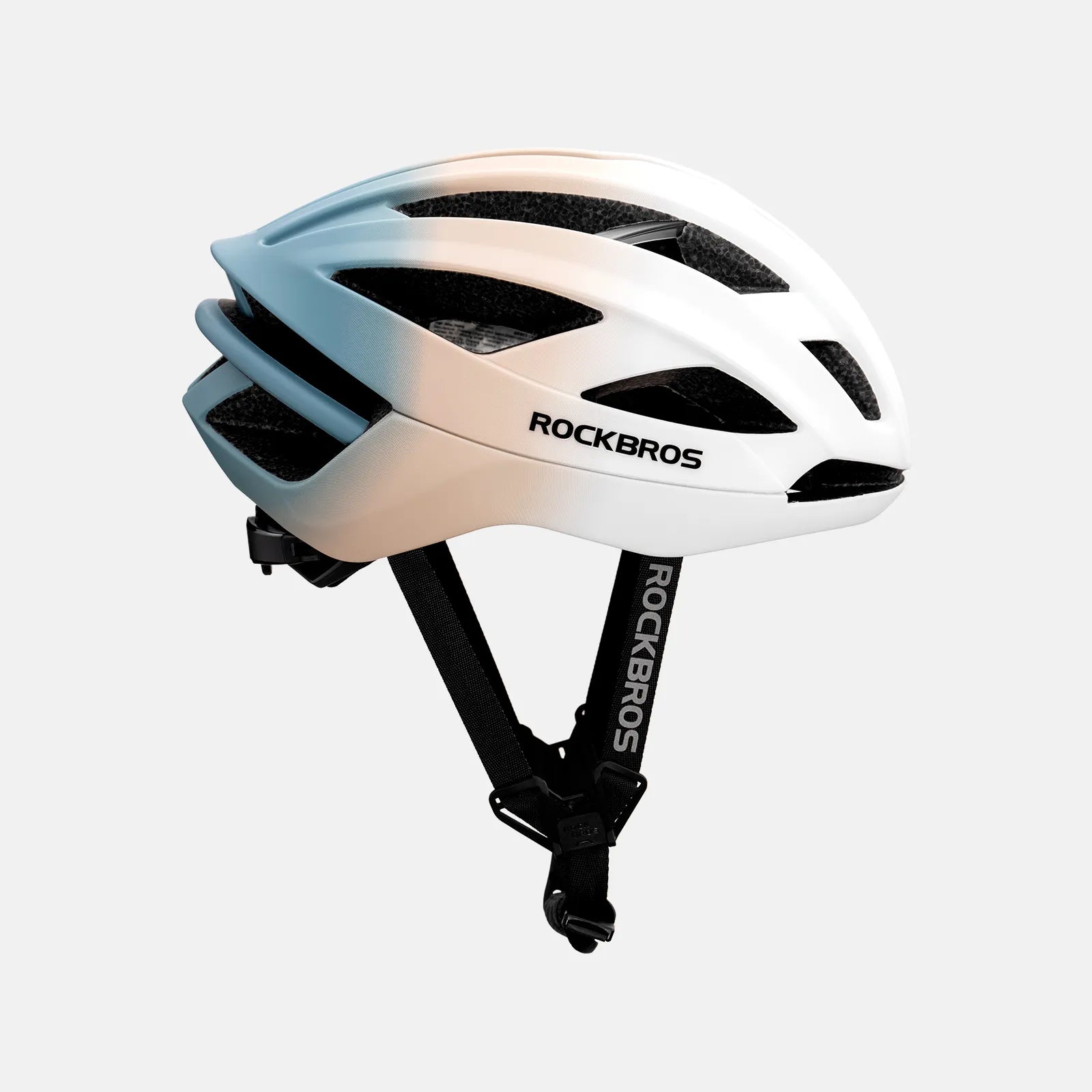 ROCKBROS LK-69 Bike Helmet with Bionic Support, ventilated and adjustable cycling helmet
#Color_Multi-White Yellow Blue (Matte)