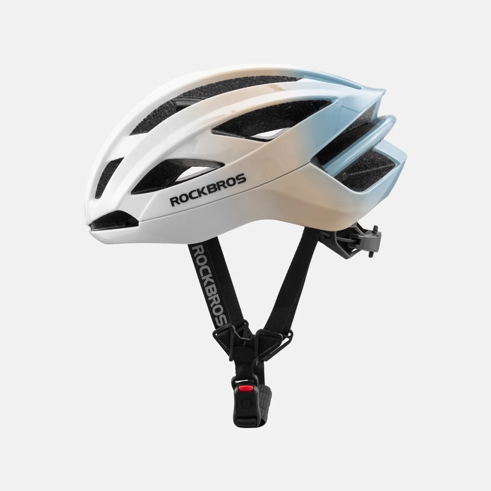 ROCKBROS LK-69 Bike Helmet with Bionic Support, ventilated and adjustable cycling helmet
#Color_Multi-White Yellow Blue (Glossy)