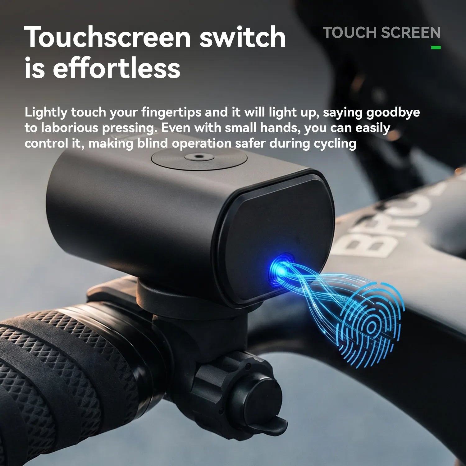 ROCKBROS M5 Bike Front Light with Dual Mounting Options