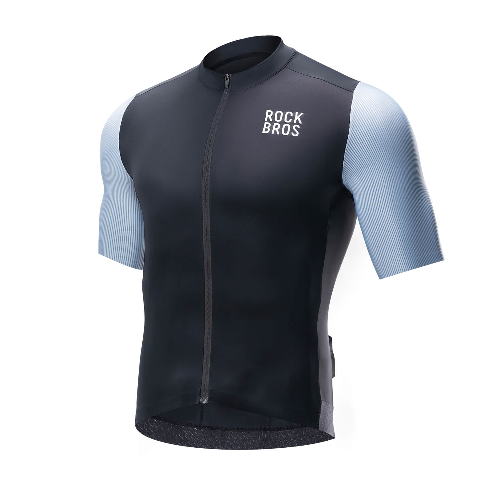 ROCKBROS men's breathable short-sleeve cycling jersey for comfortable riding
#Color_Dark Blue