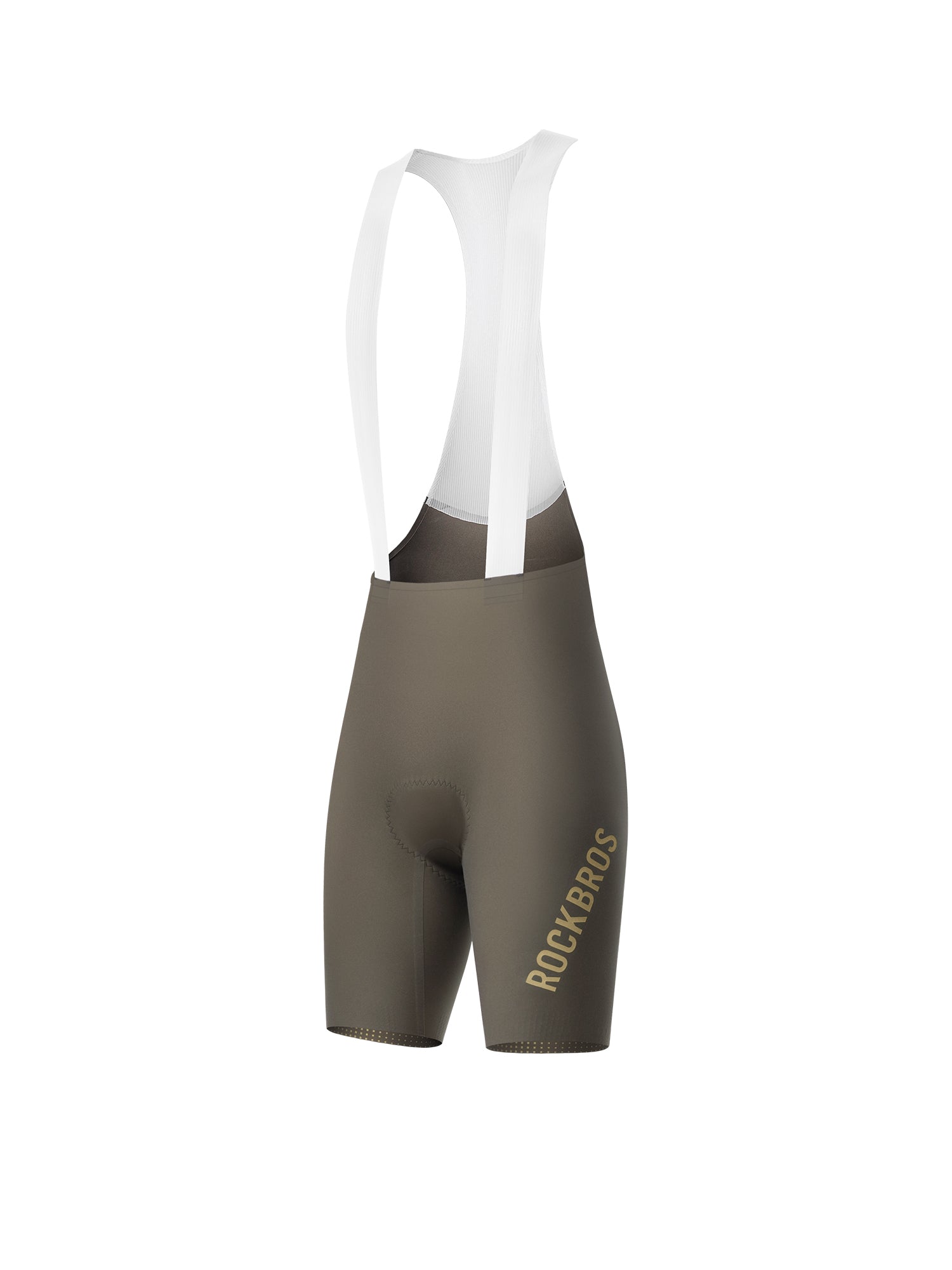 ROCKBROS Men's DOLOMITI Pads Cycling Bib Shorts for Long-Distance Rides
#Color_Brown