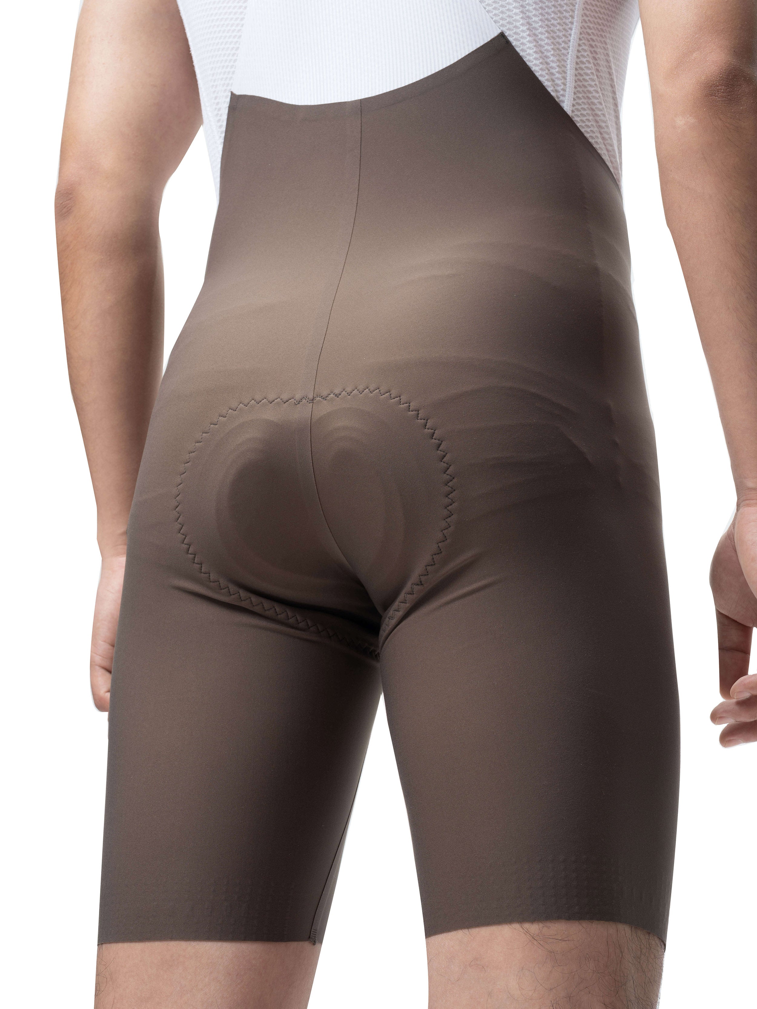 ROCKBROS Men's DOLOMITI Pads Cycling Bib Shorts for Long-Distance Rides
#Color_Brown