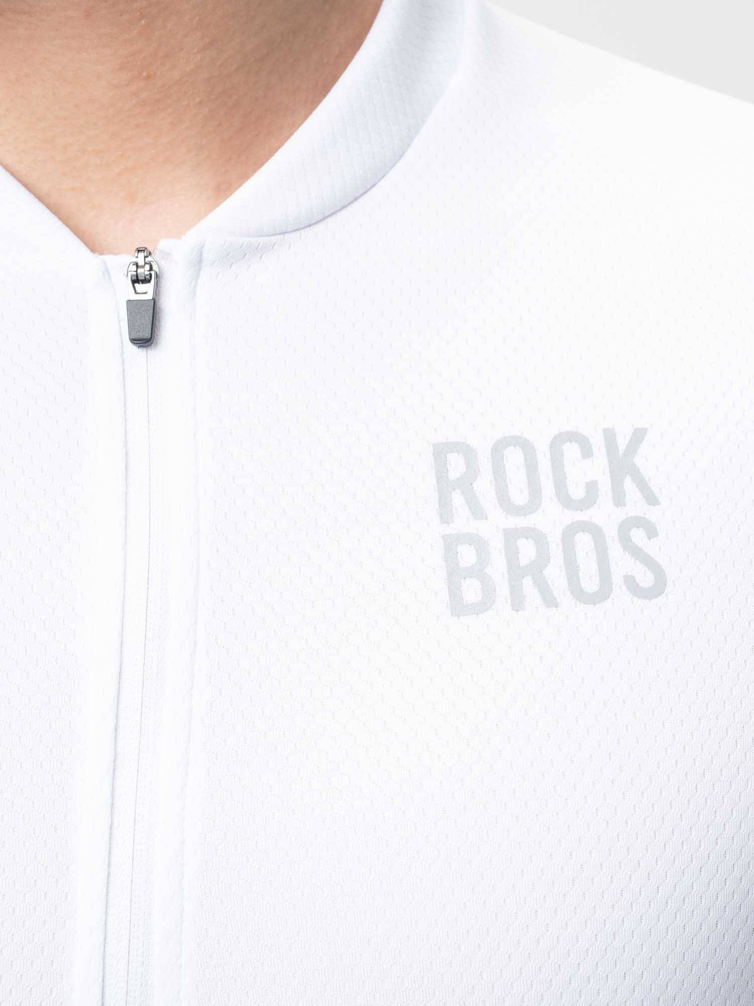 ROCKBROS Men's LANDI Short Sleeve Cycling Jersey
#Color_White