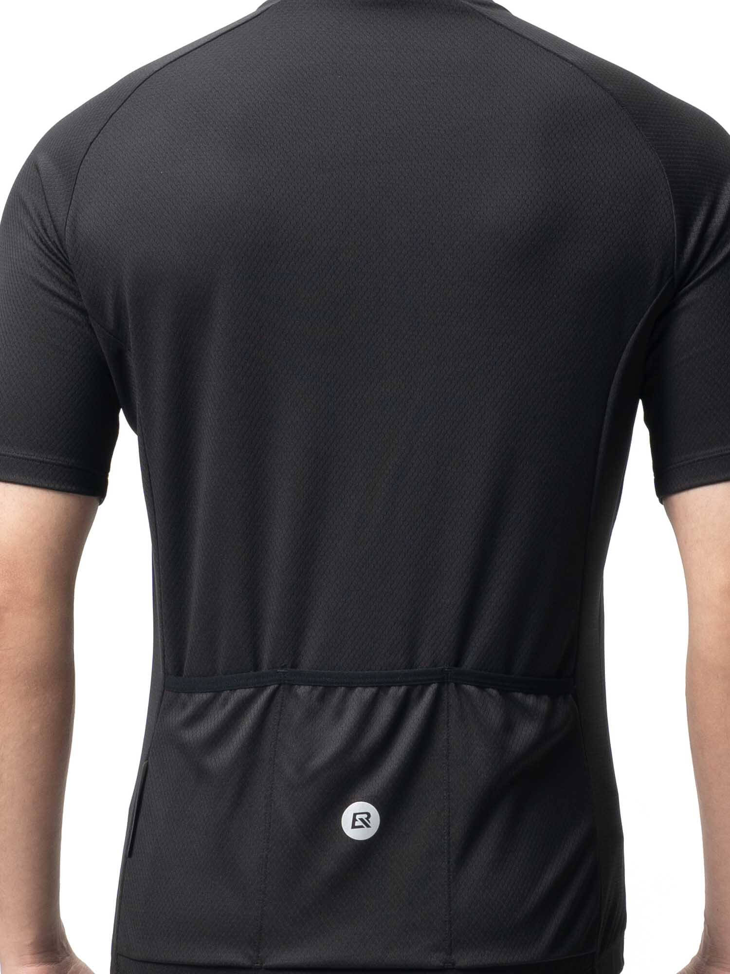 ROCKBROS Men's LANDI Short Sleeve Cycling Jersey
#Color_Black