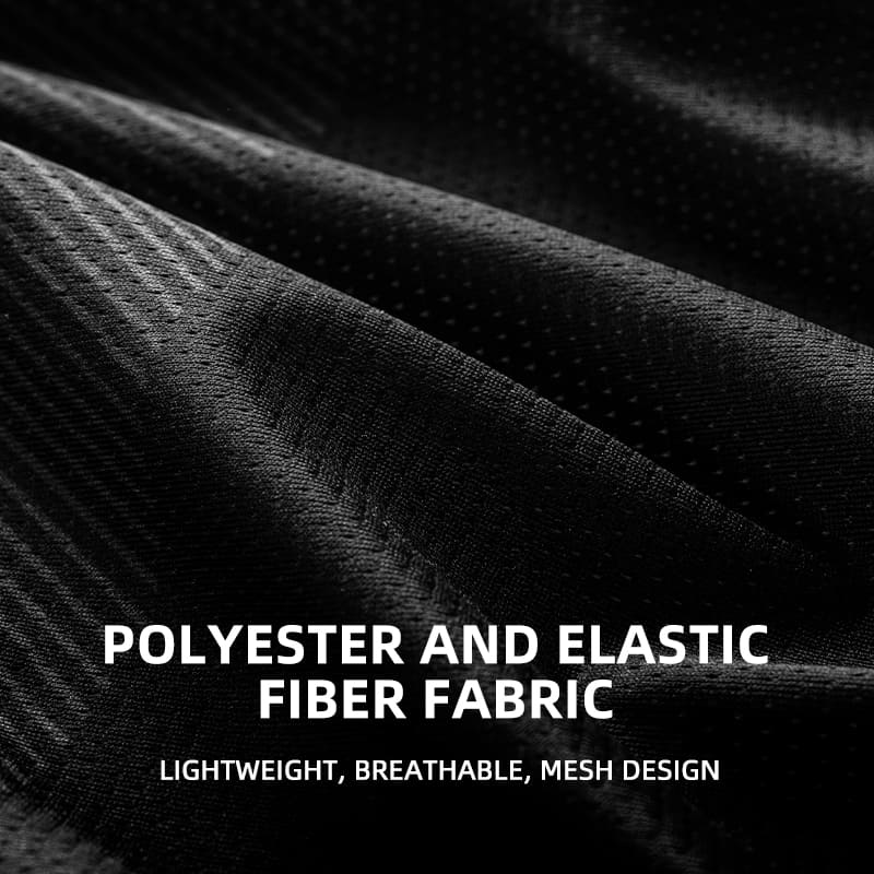 Polyester and Elastic Fiber Fabric features.