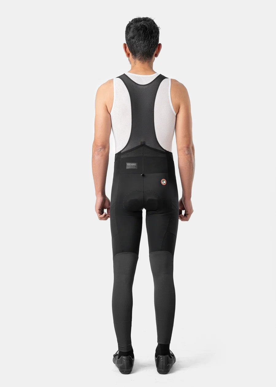 ROCKBROS Men's ROAD-TO-SKY Bib Cycling Tights breathable moisture-wicking road bike apparel