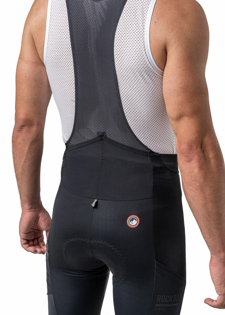 ROCKBROS Men's ROAD-TO-SKY Bib Cycling Tights breathable moisture-wicking road bike apparel