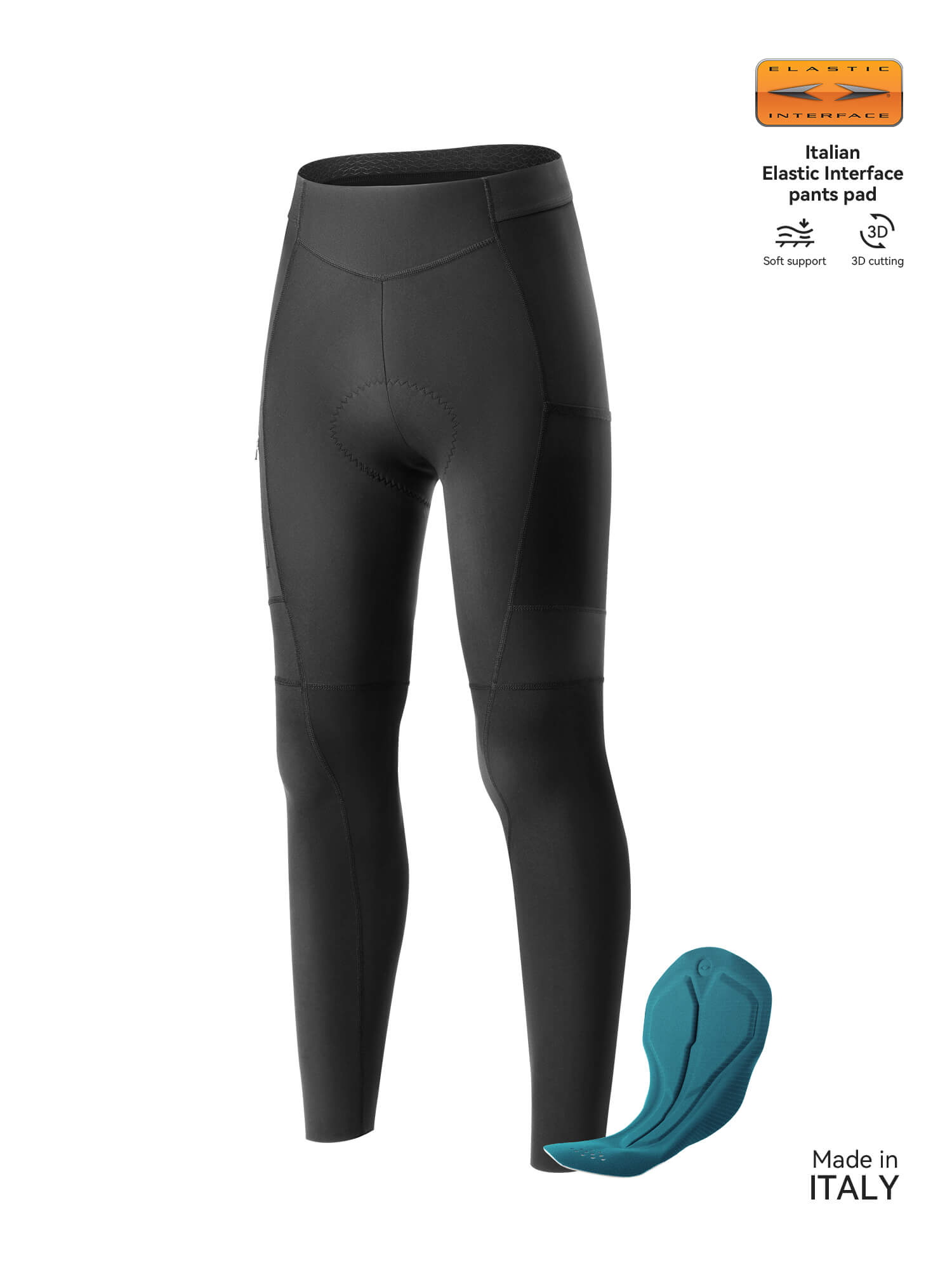 ROCKBROS Men's ROAD-TO-SKY cycling tights with Elastic Interface® pad