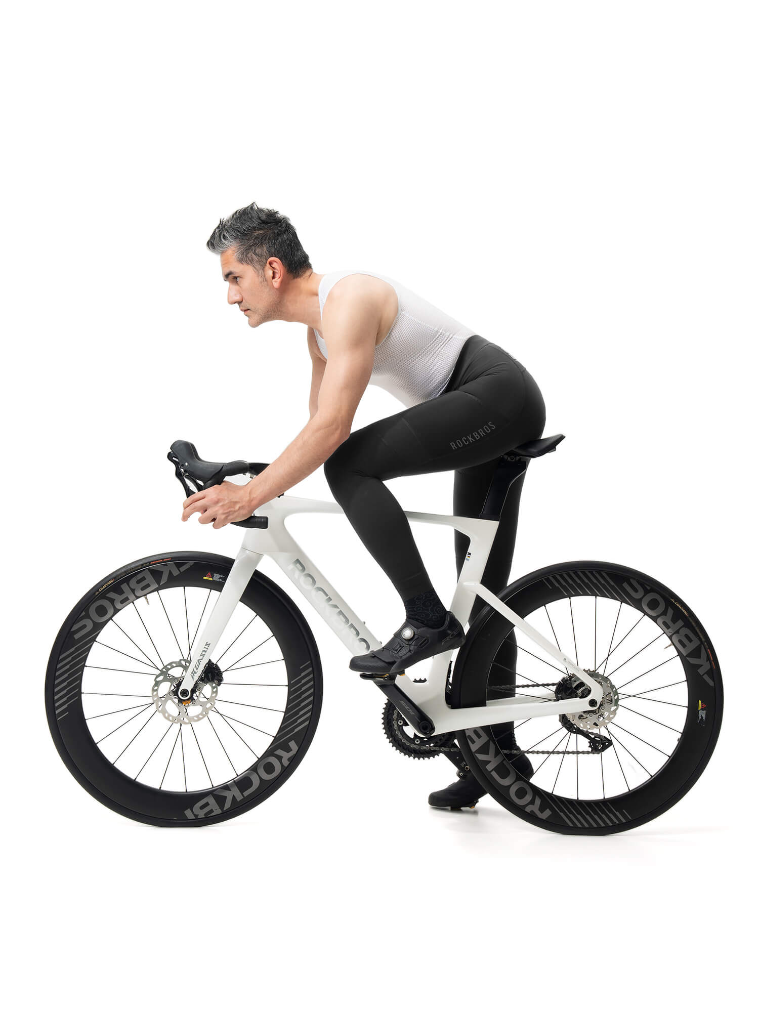 ROCKBROS Men's ROAD-TO-SKY cycling tights with Elastic Interface® pad