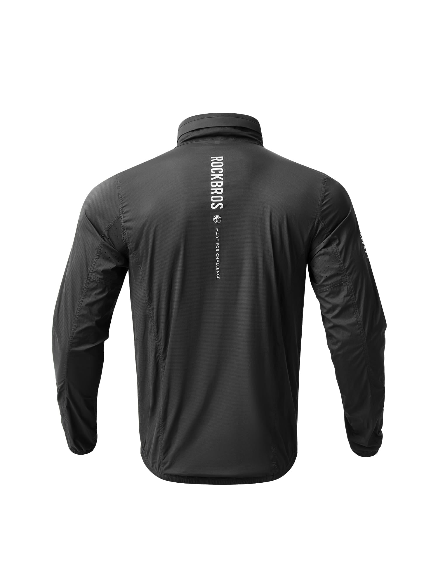 ROCKBROS Men's ROAD-TO-SKY lightweight cycling windbreaker with windproof
#Color_Black