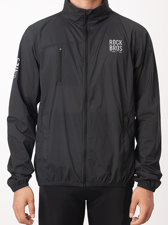 ROCKBROS Men's ROAD-TO-SKY lightweight cycling windbreaker with windproof
#Color_Black