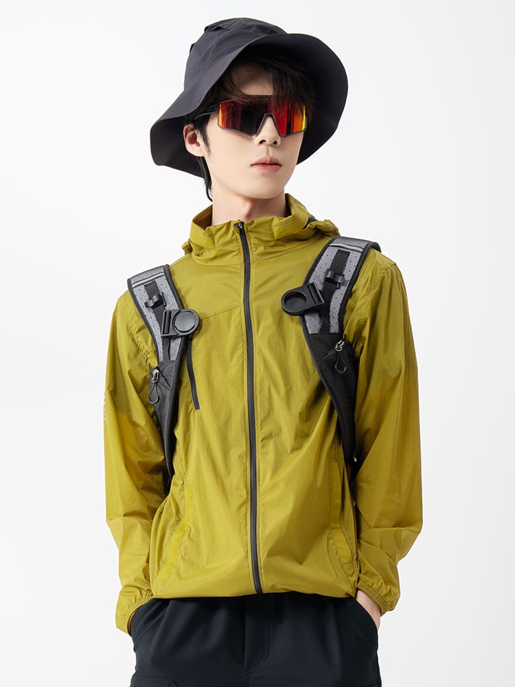 ROCKBROS Men's ROAD-TO-SKY lightweight cycling windbreaker with windproof
#Color_Yellow