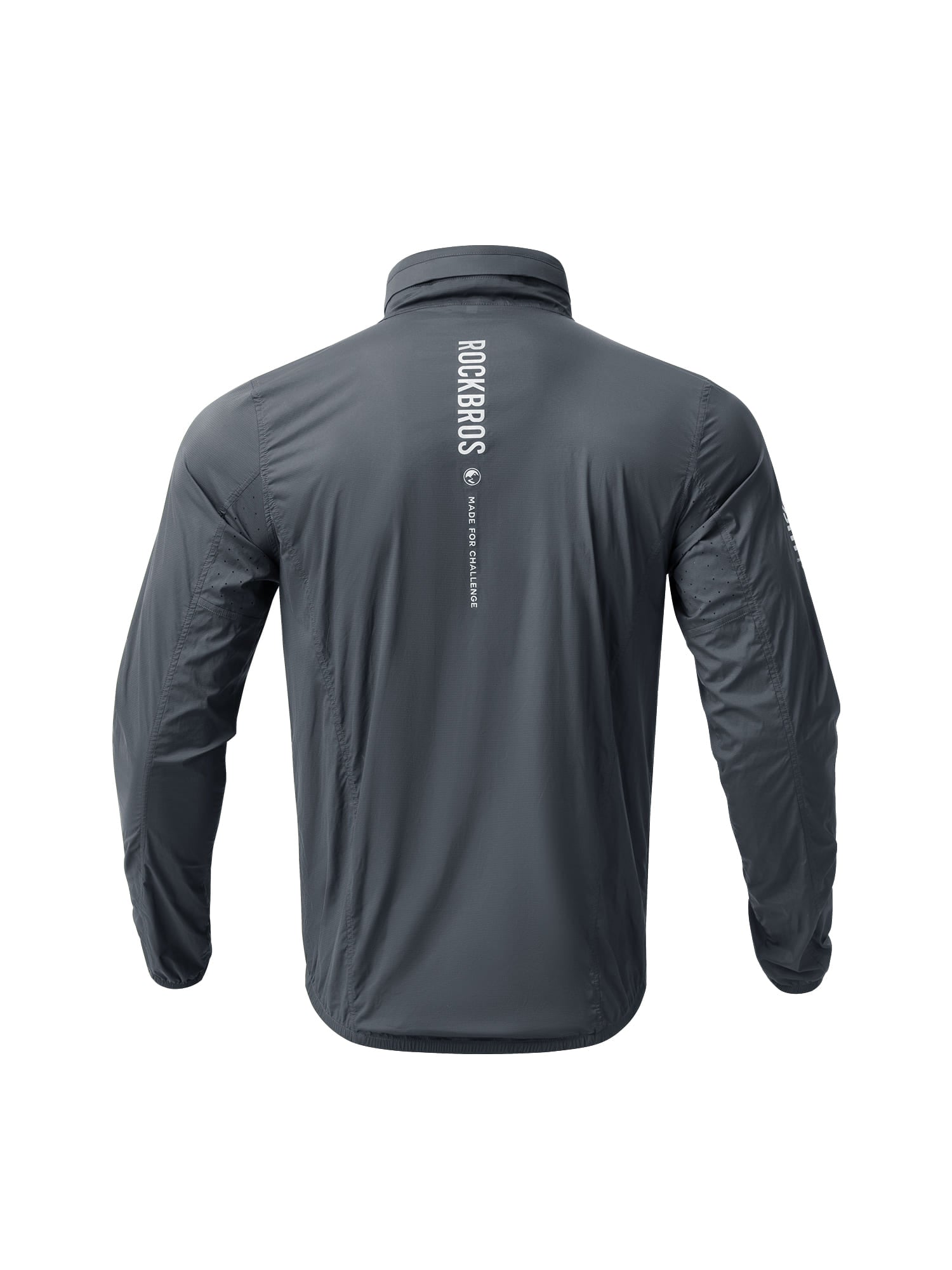 ROCKBROS Men's ROAD-TO-SKY lightweight cycling windbreaker with windproof
#Color_Gray