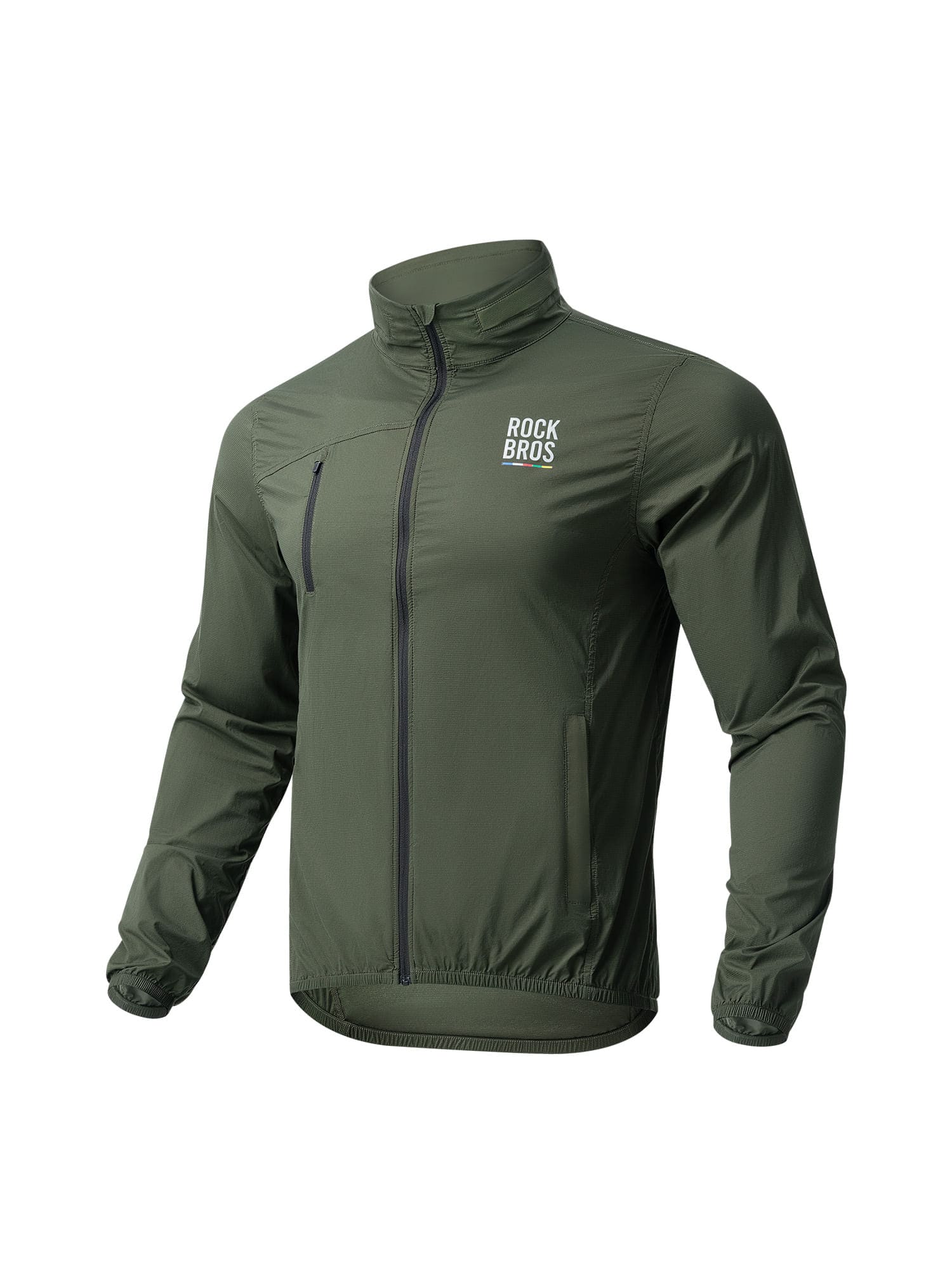 ROCKBROS Men's ROAD-TO-SKY lightweight cycling windbreaker with windproof
#Color_Green