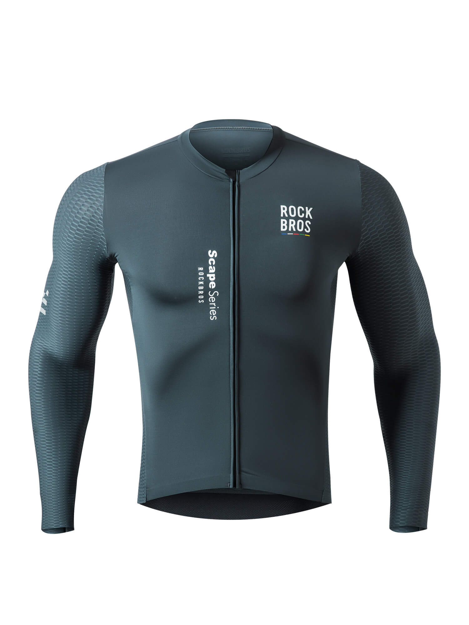 Men's ROAD-TO-SKY Quick-Dry Long Sleeve Cycling Jersey by ROCKBROS