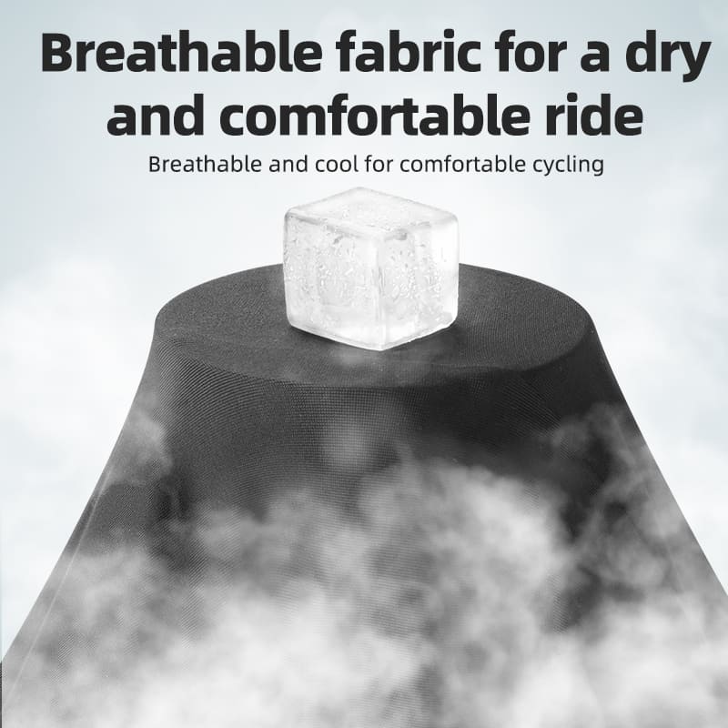 ROCKBROS Breathable Padded Cycling Shorts with Reflective Strip and Side Pocket for Summer Riding