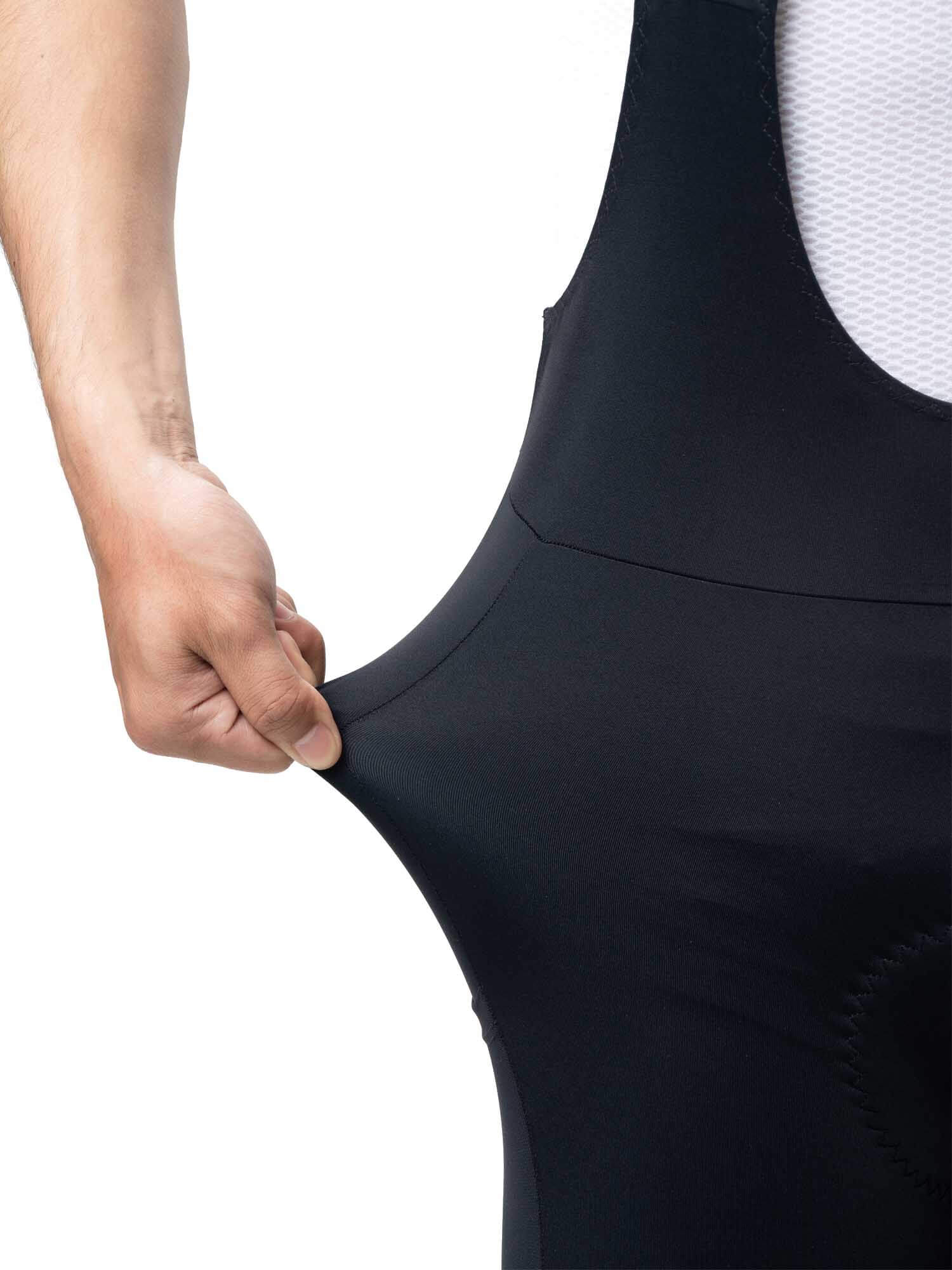 ROCKBROS men's summer cycling bib shorts with breathable mesh and padded insert