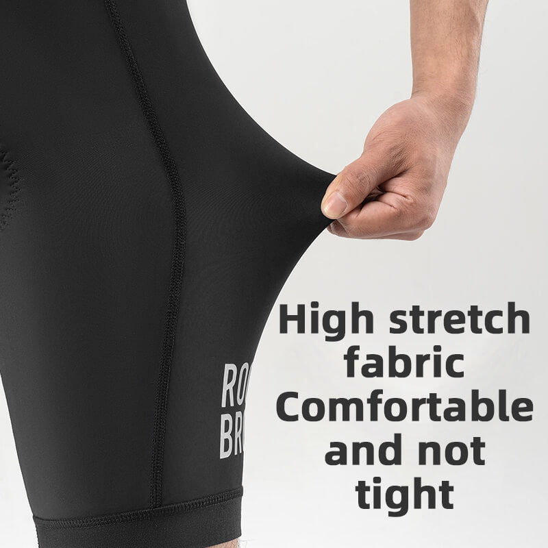 ROCKBROS Cycling shorts compression fabric supports leg muscles and improves performance