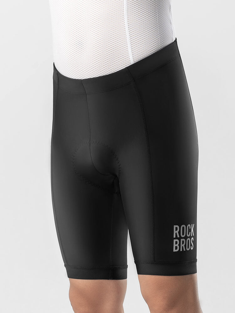 ROCKBROS men's summer padded cycling shorts with breathable fabric and 3D padding