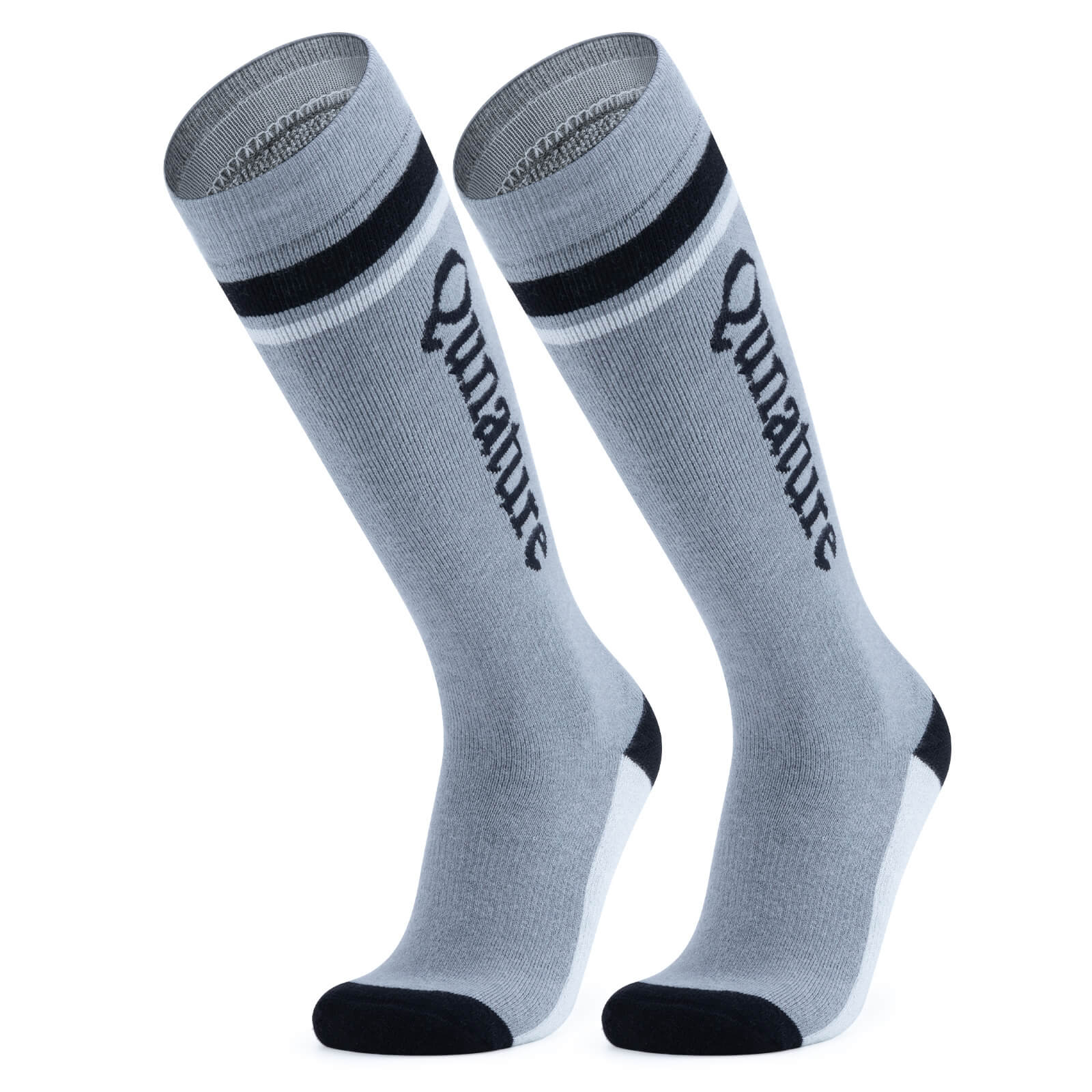 ROCKBROS Merino Wool Ski Socks - Breathable Thermal Snowboard Socks for Men and Women
#Color_Gray