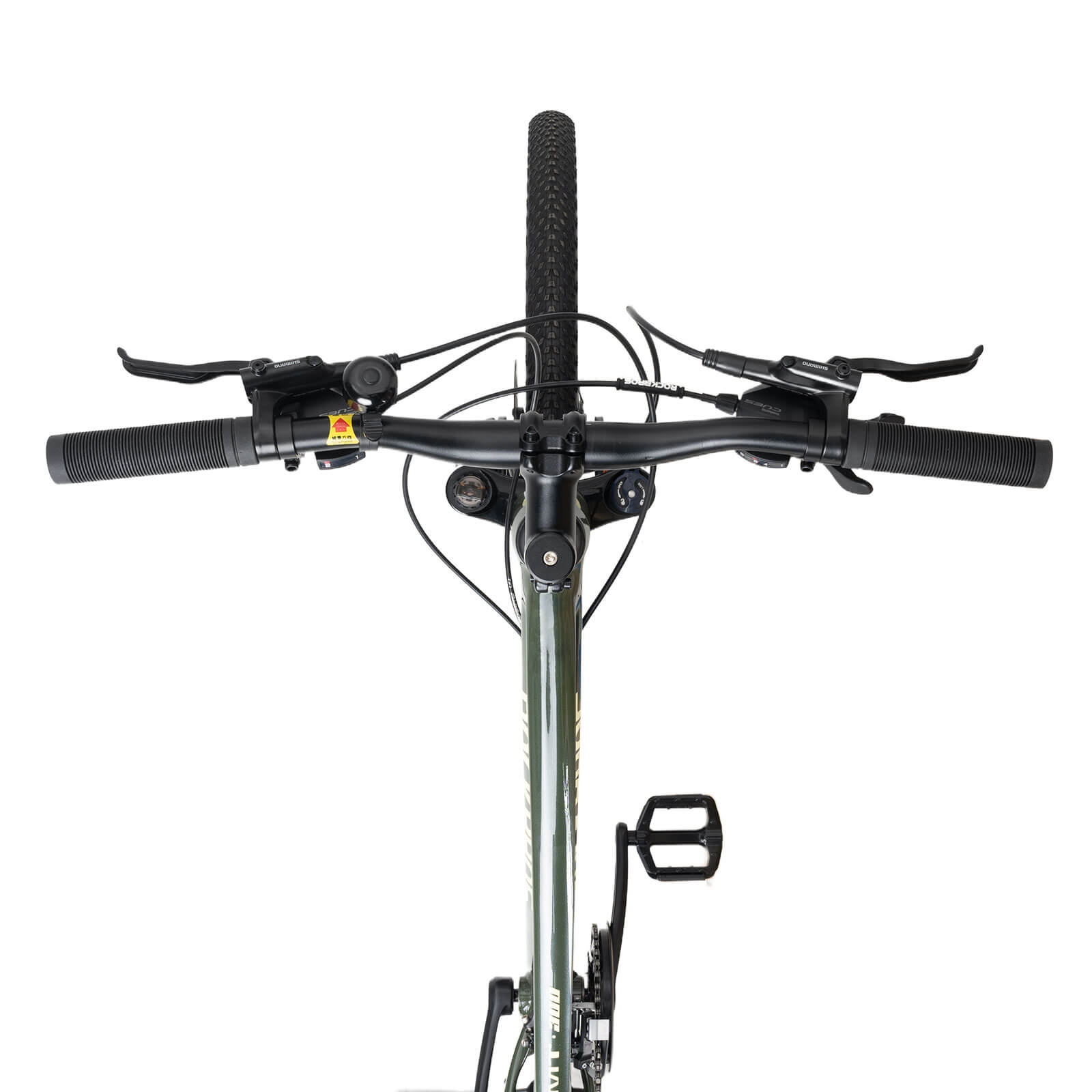 ROCKBROS MT300 27.5 inch mountain bike in green for off-road and urban riding
#Color_Green