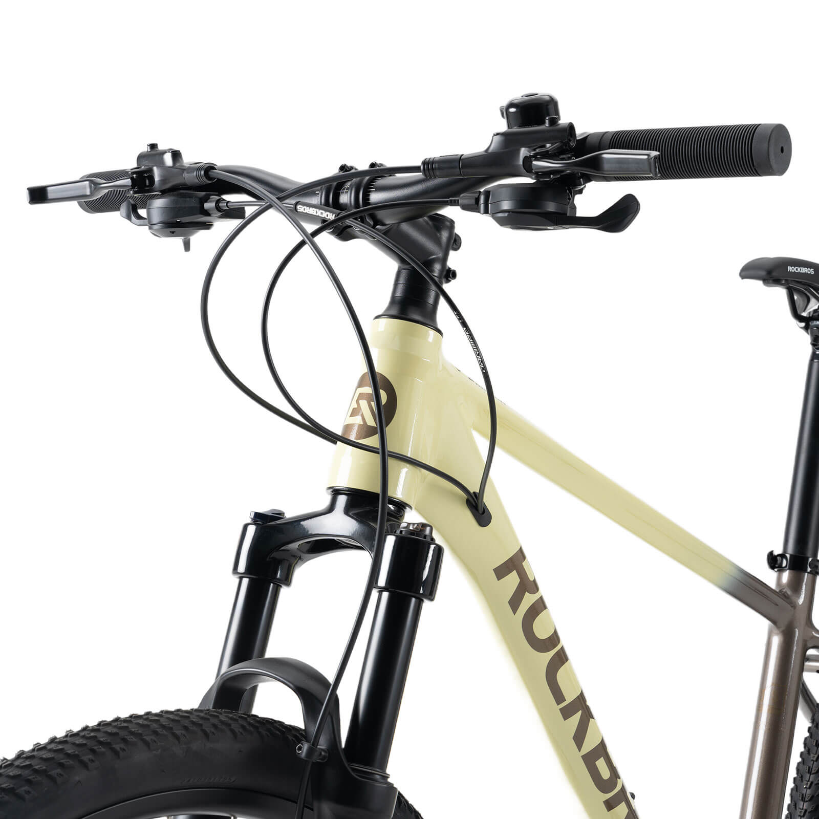 ROCKBROS MT300 27.5 inch mountain bike in yellow for off-road and urban riding
#Color_Yellow