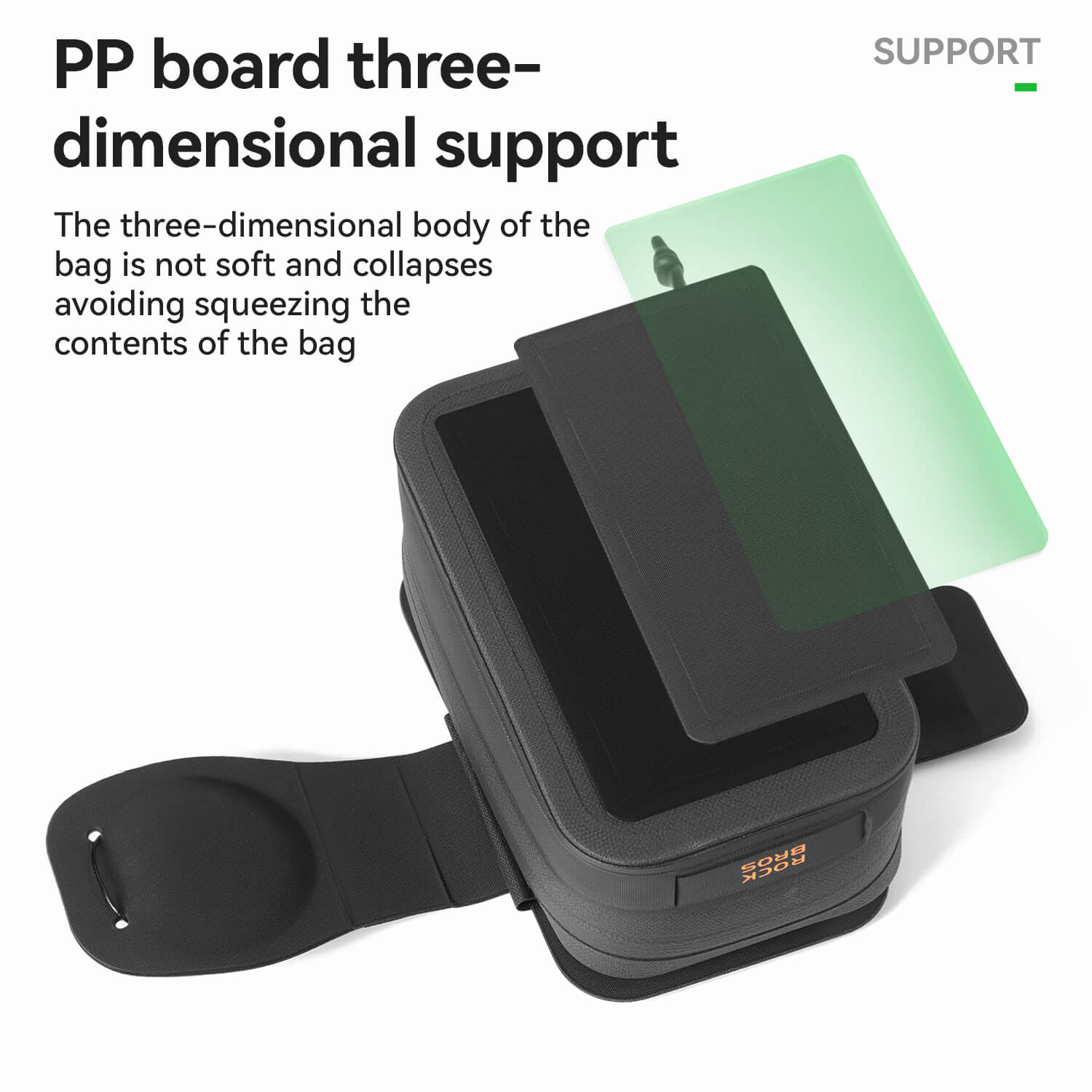 ROCKBROS multi-purpose waterproof rear saddle bag with knob lock system for cycling