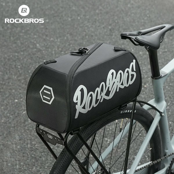 ROCKBROS one-piece bike rear rack bag for commuting and touring